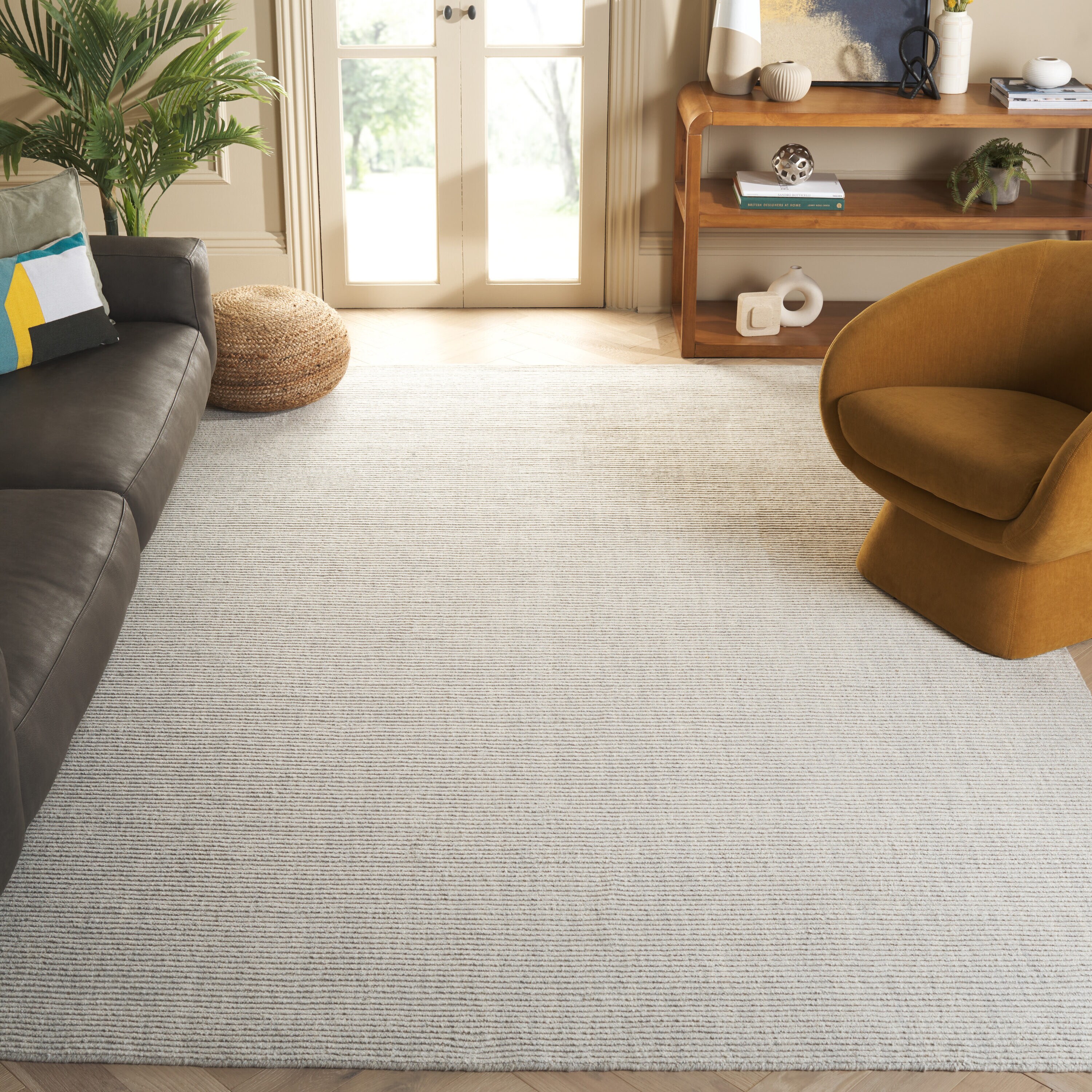  Himalaya 251 Light Gray Solid / Tonal 8ft x 10ft Large Rectangle Rug