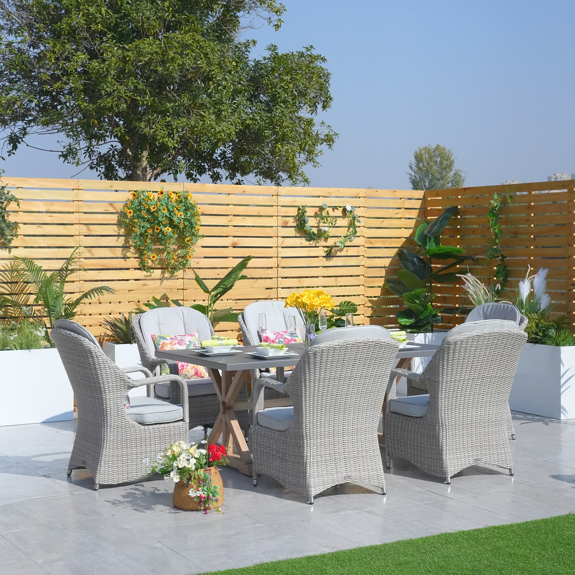 Direct Wicker DWD-2340009HL Patio-Conversation-Sets - View #4