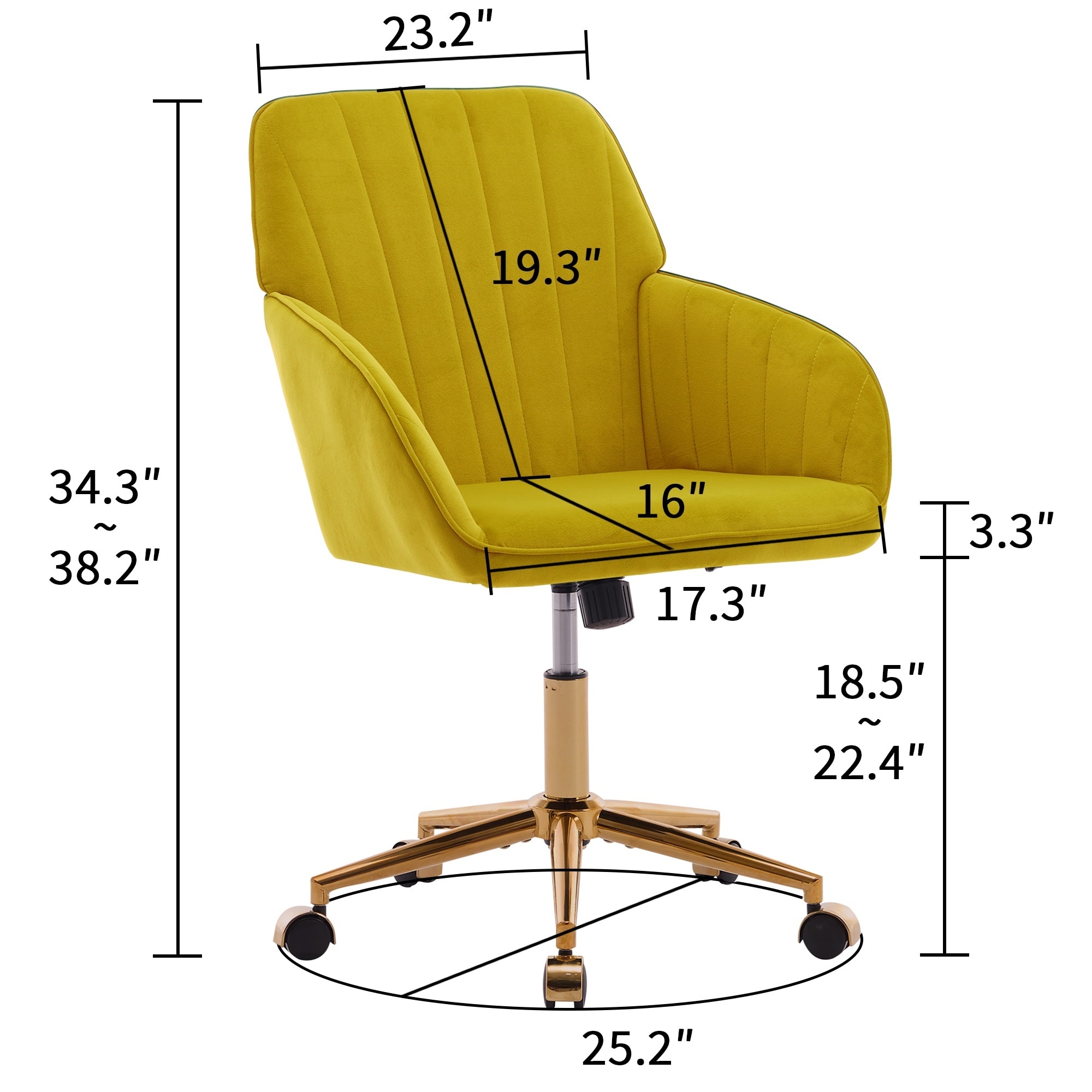 Horizons Prime LJW104257 Office-Chairs - View #5