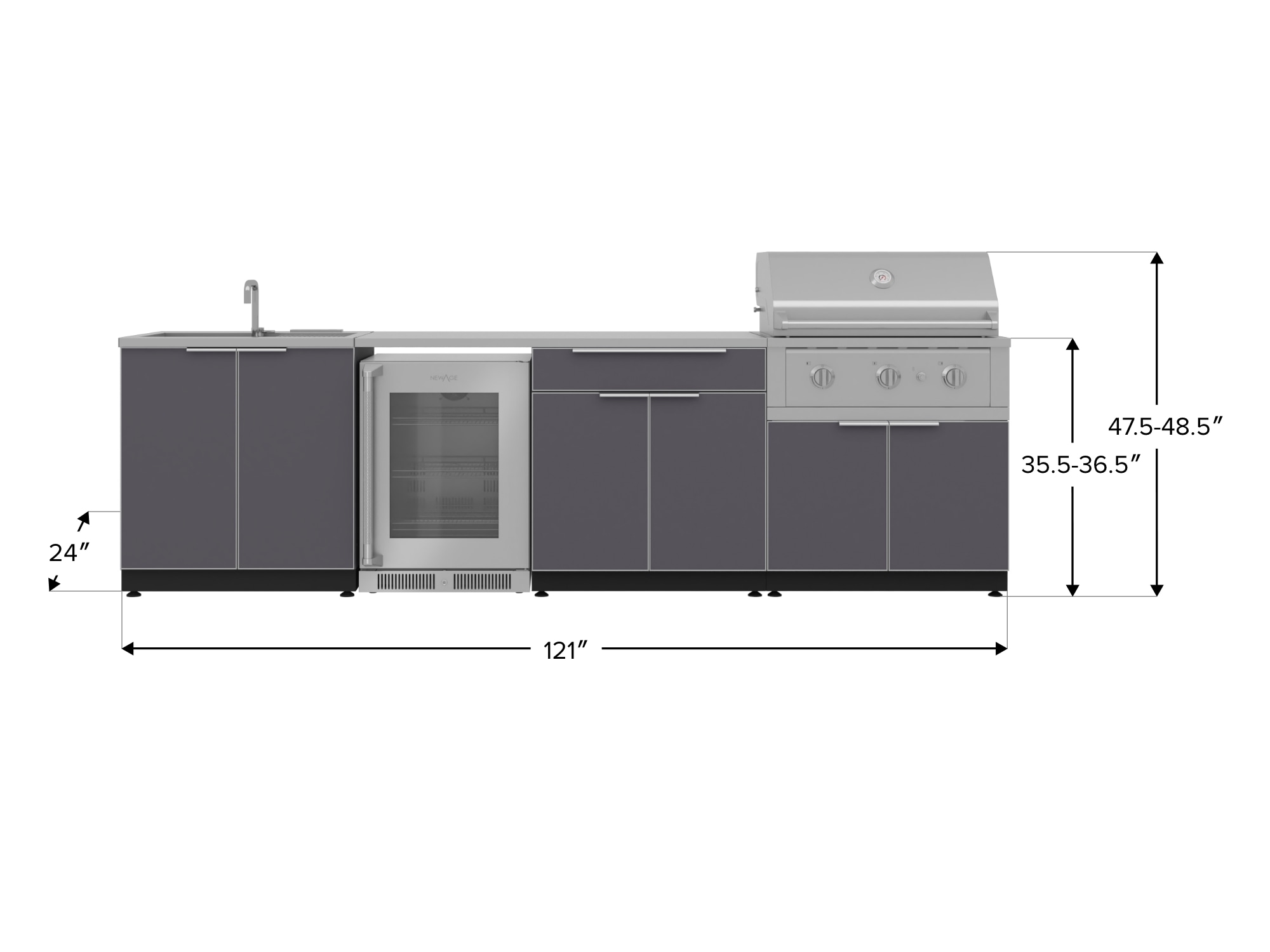 NewAge Products 66328 Modular-Outdoor-Kitchens - View #4