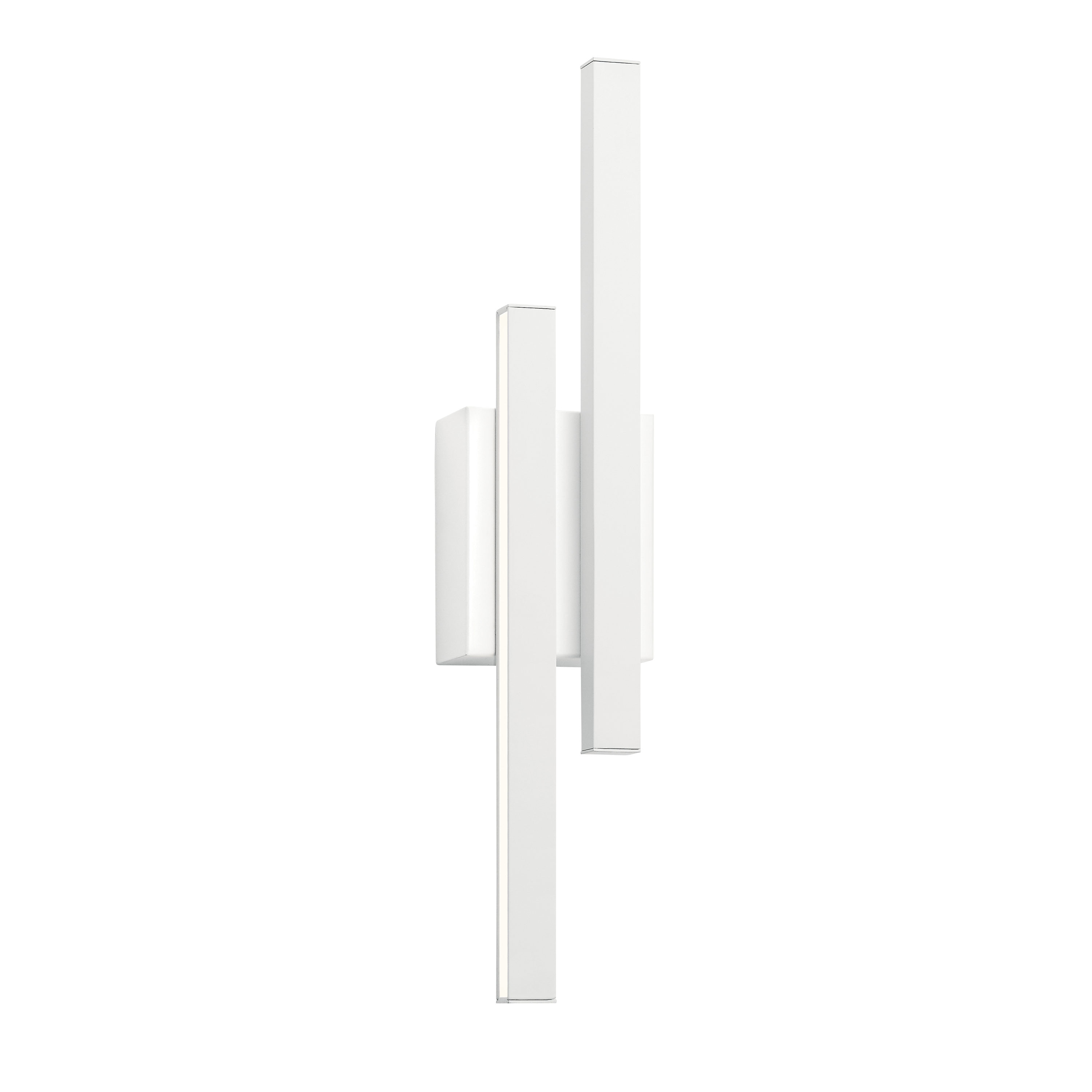 elan 83702WH Idril 4.75-in W 1 -Light White Integrated LED Wall Sconce