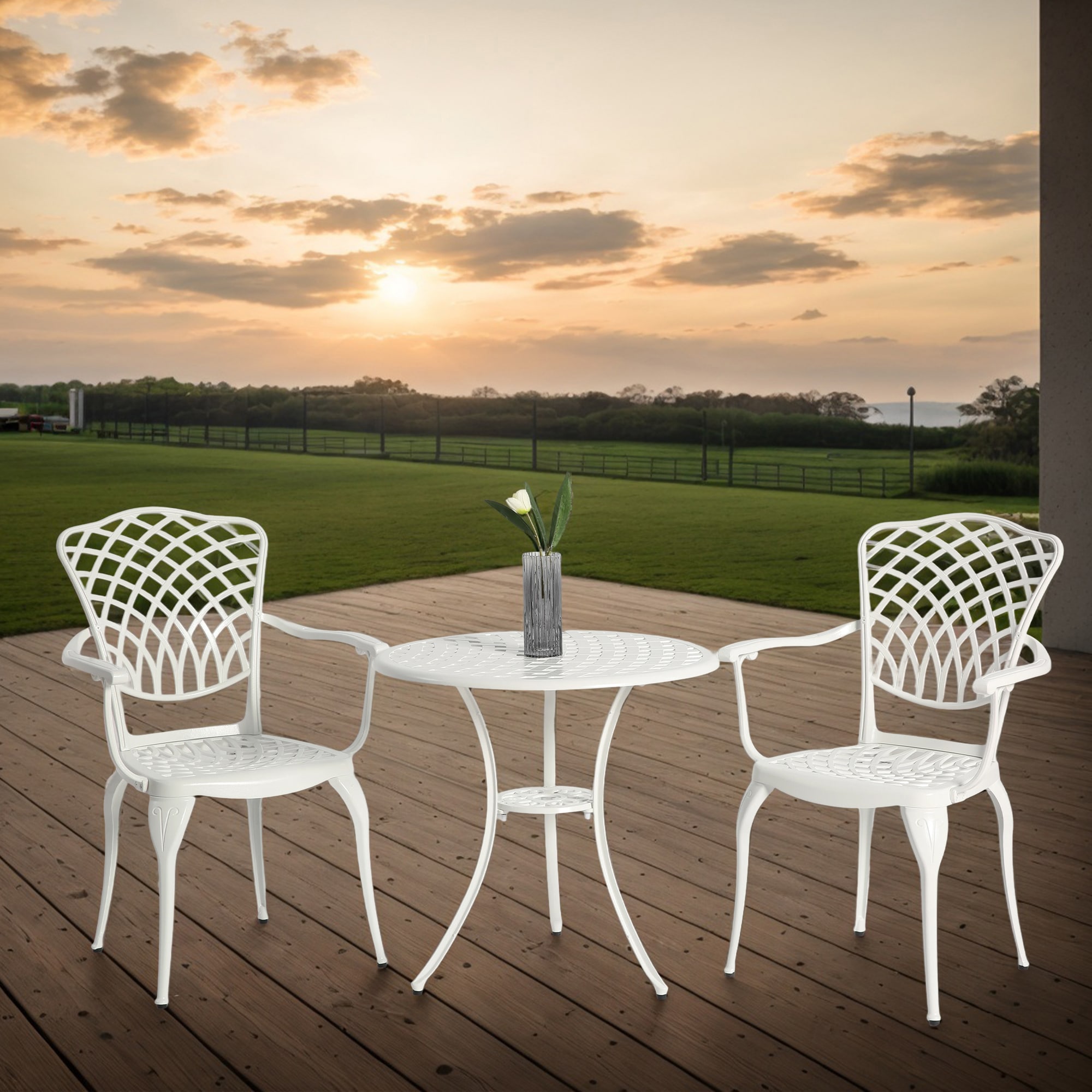 SINOFURN SYA020375BL Patio-Conversation-Sets - View #2
