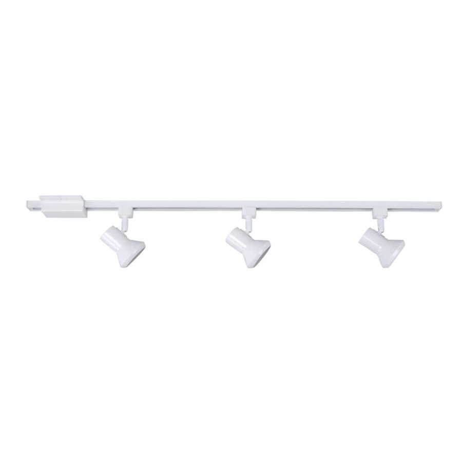 Catalina 15678-001 3-Light 42-in Matte White Dimmable Step Linear Track Lighting Kit
