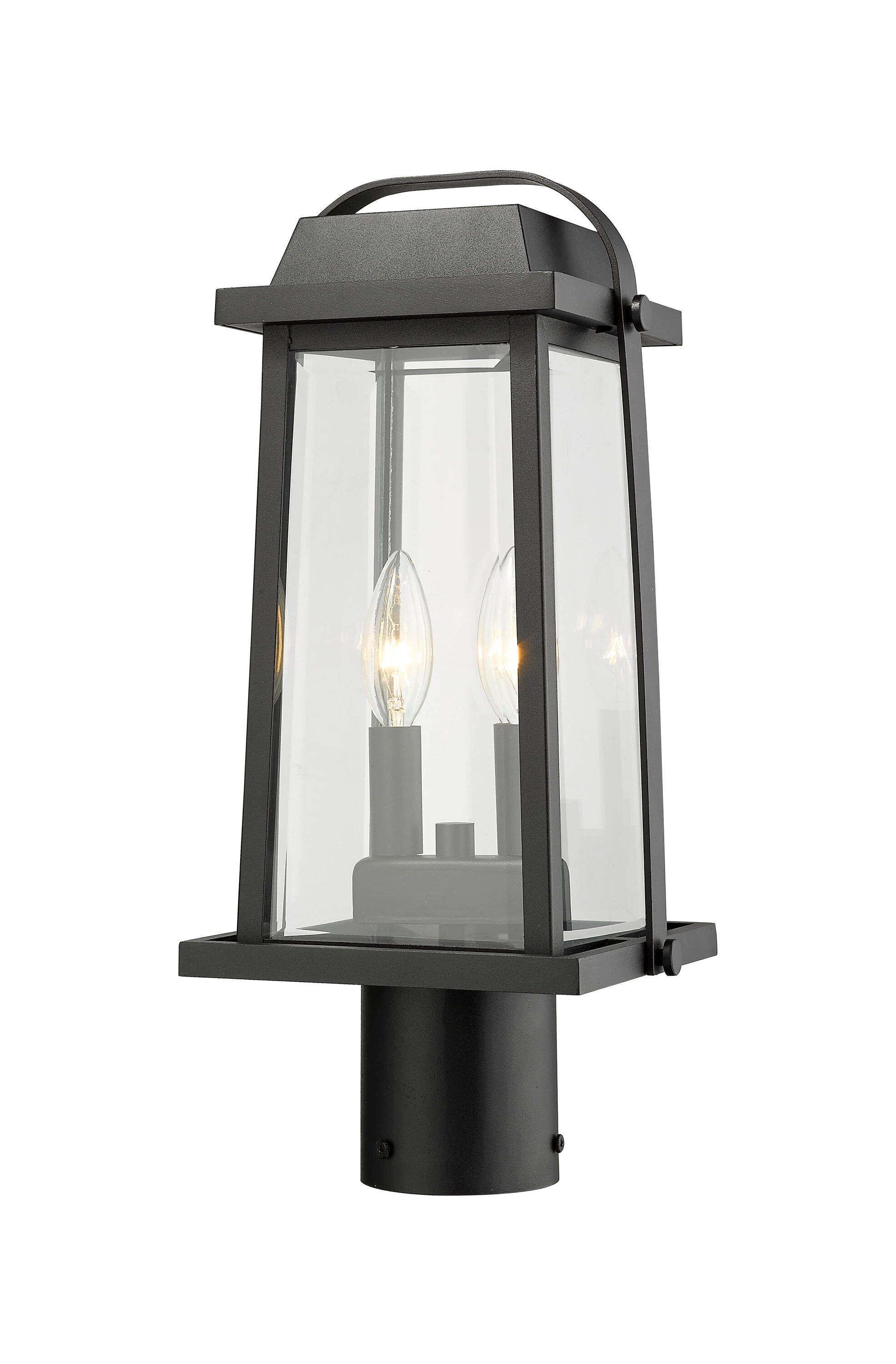 Z-Lite 574PHMR-BK Post-Lights - View #4
