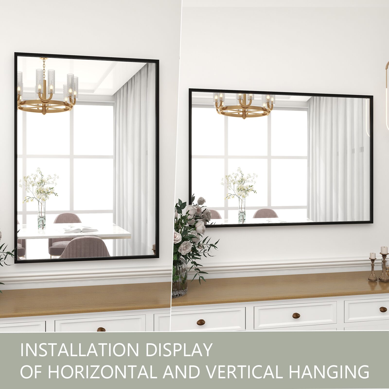 BEAUTYPEAK LS-YSJ-ZJ2436-B Decor-Mirrors - View #4