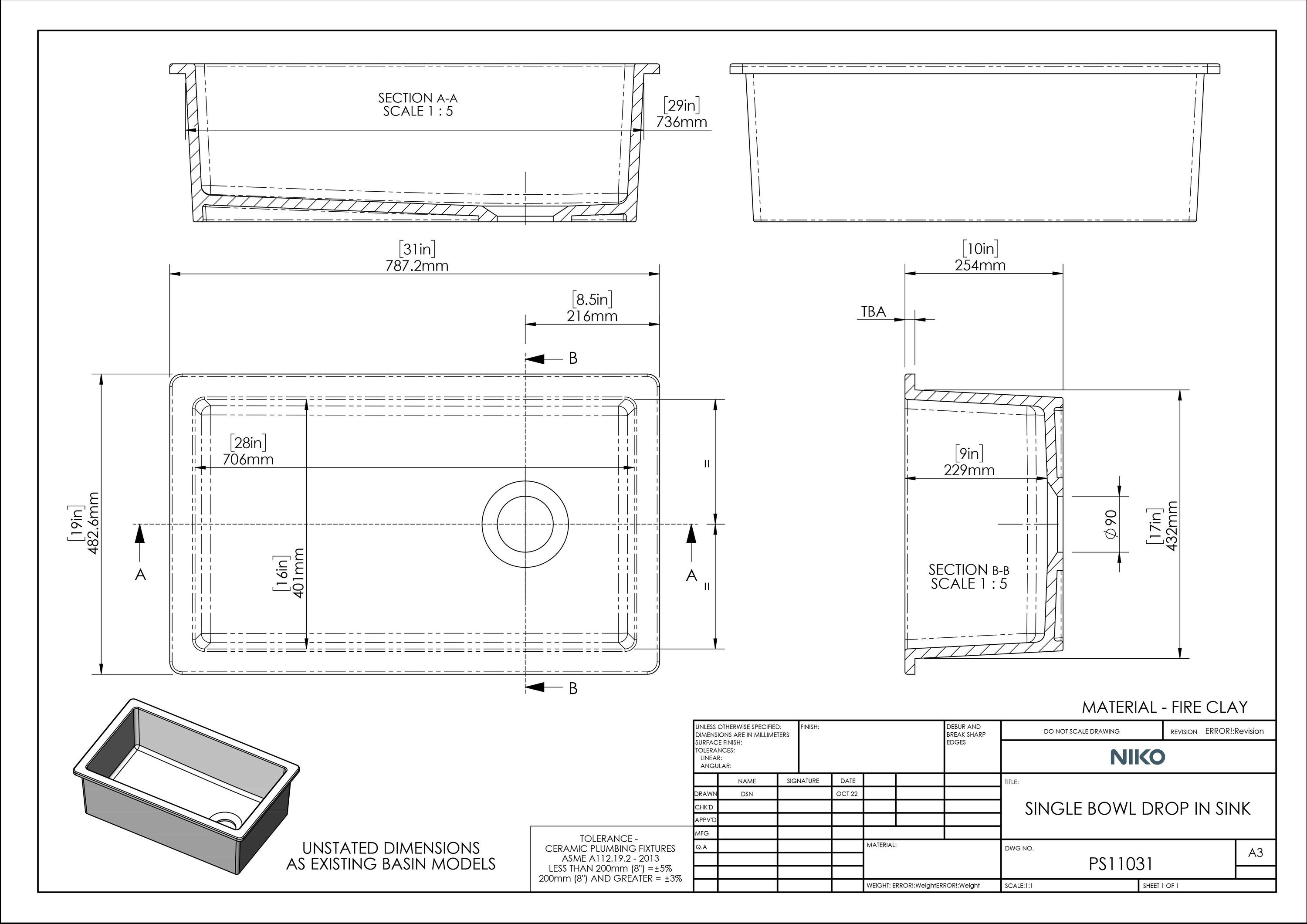 nuie 15031GL Kitchen-Sinks - View #8