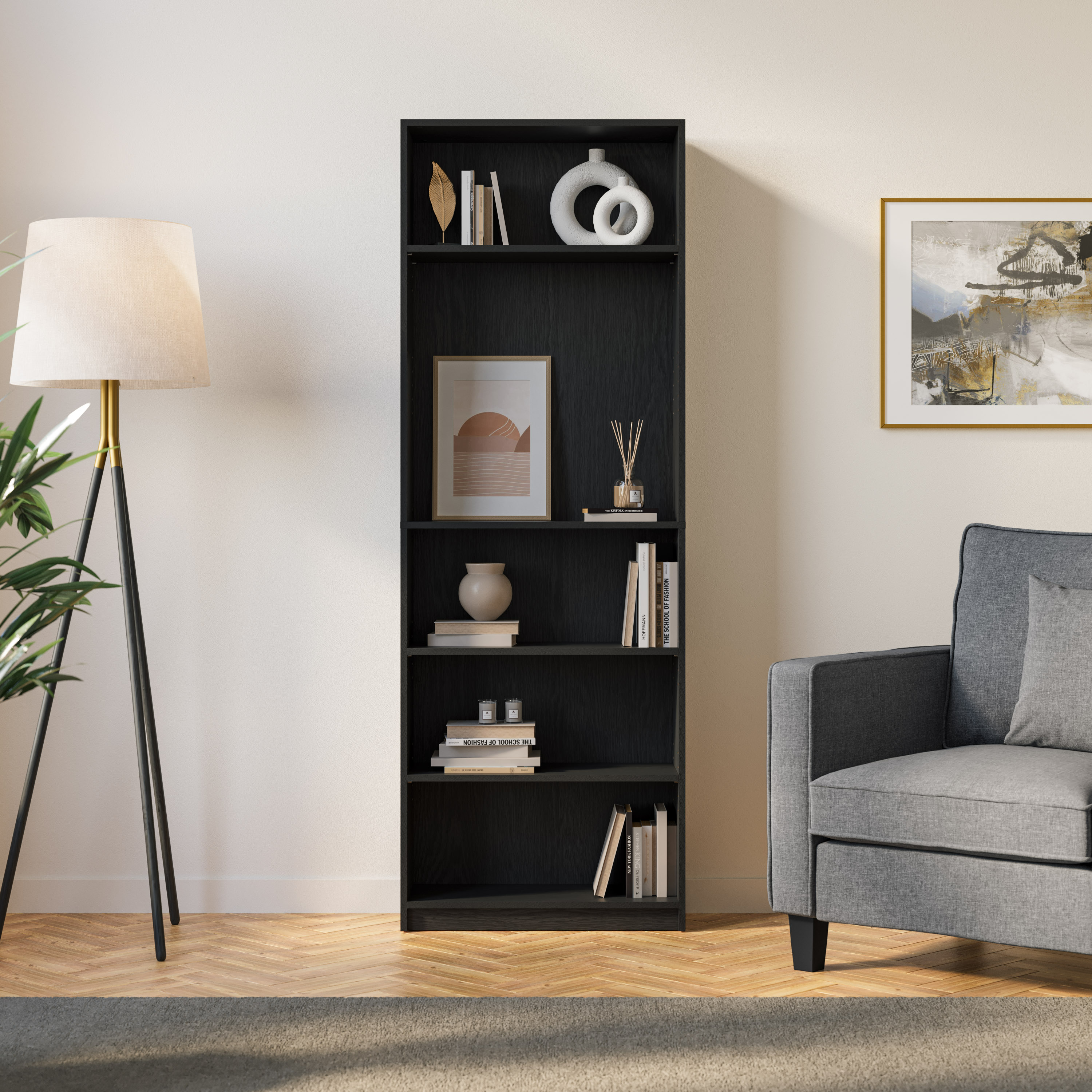CorLiving BVLOU377B bookcases - View #2