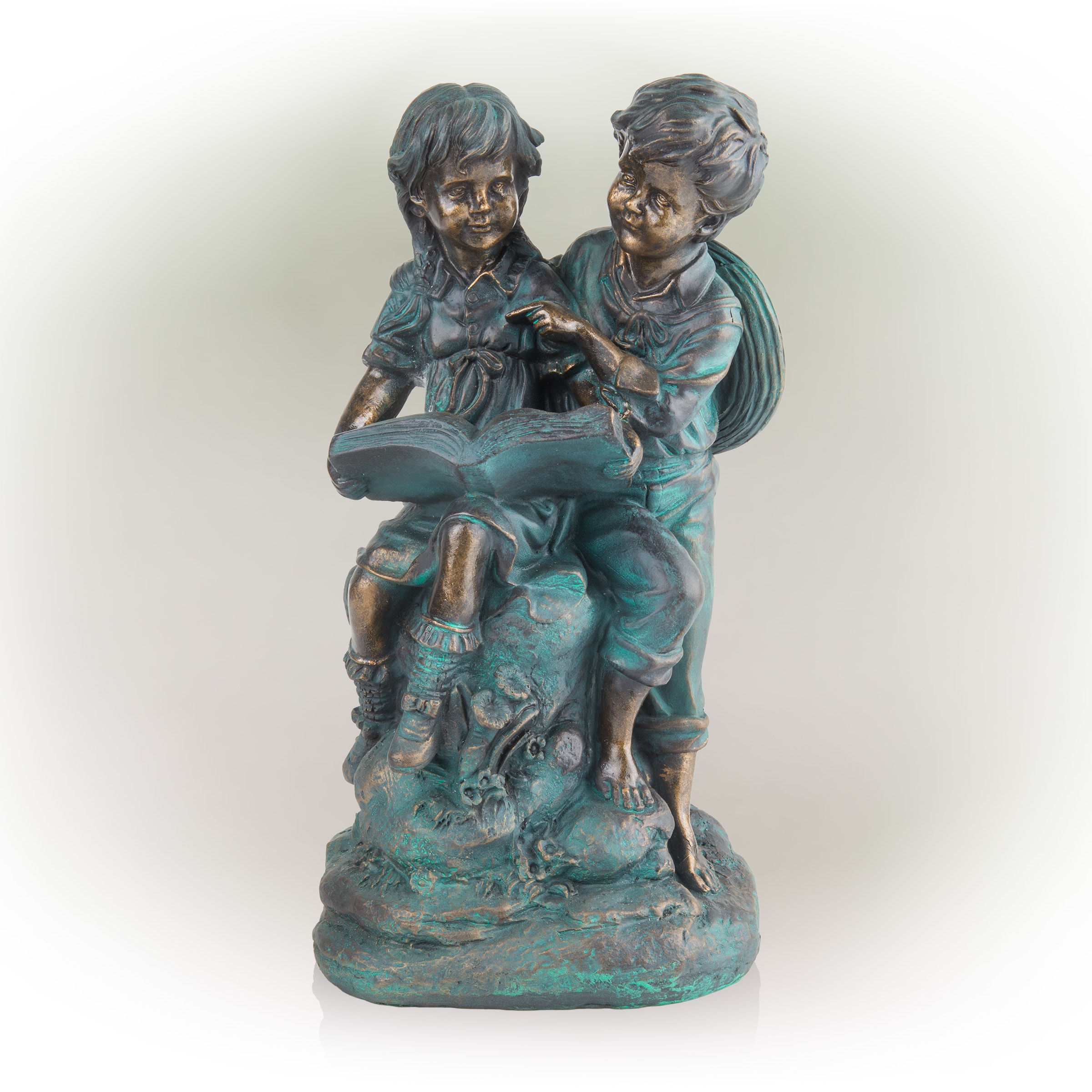 Alpine Corporation GXT266 15-in H x 6-in W Garden Statue
