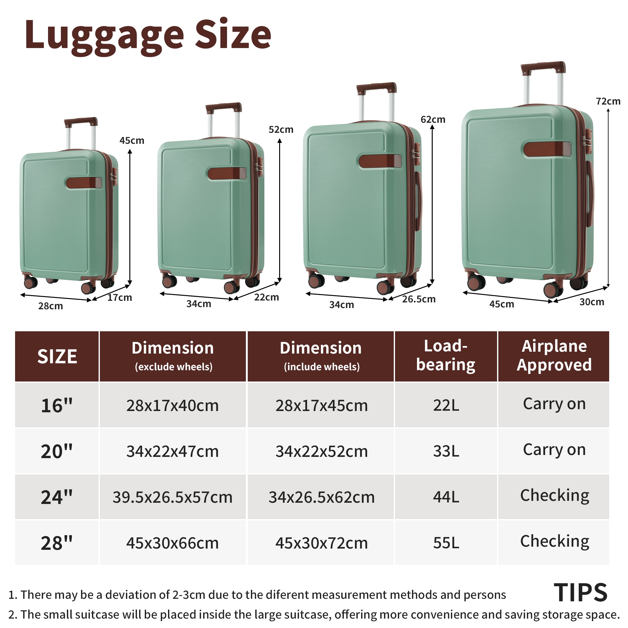 ModernLuxe N732P197378F Luggage-And-Luggage-Sets - View #2
