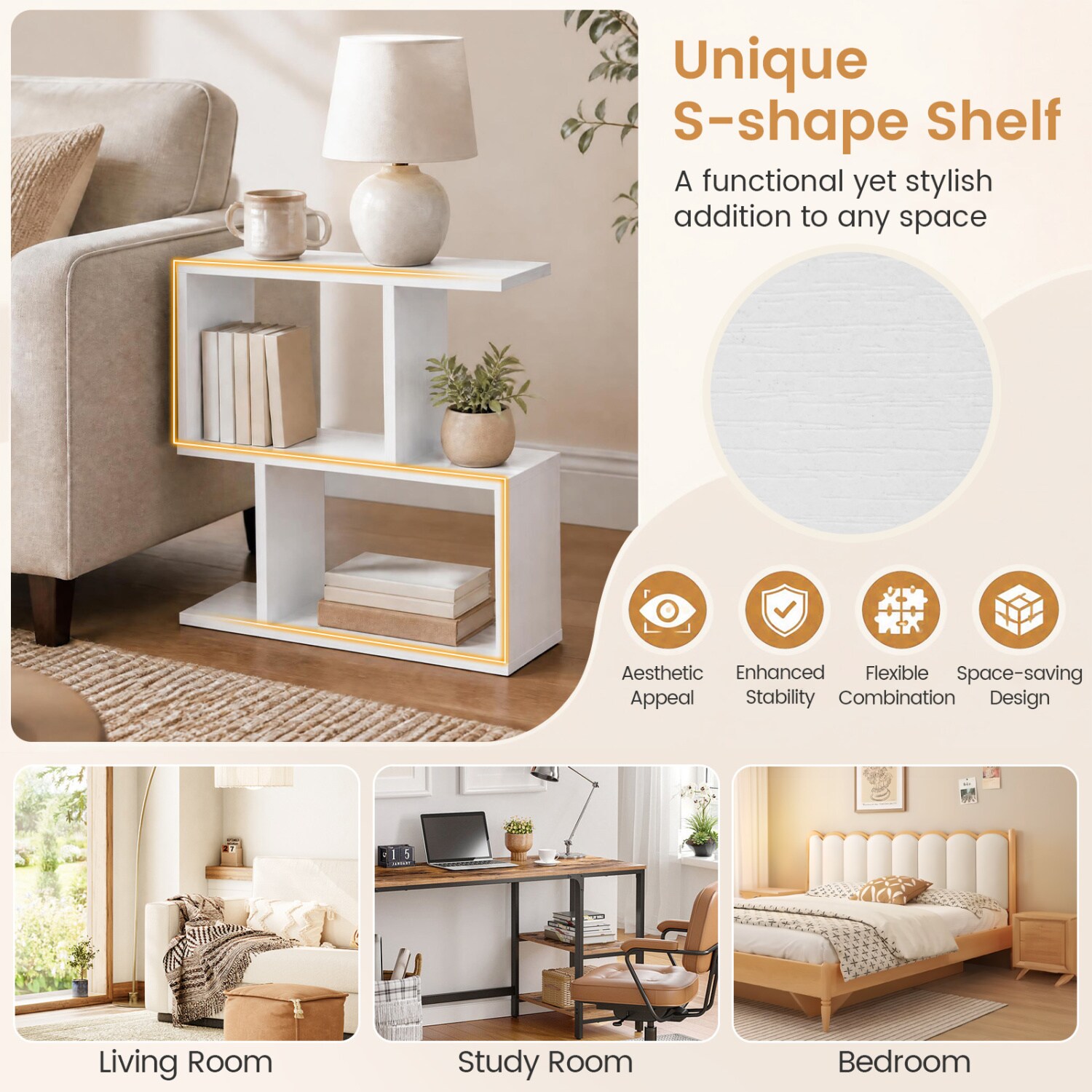 Slickblue D-CO-2-HW24241VJ bookcases - View #7
