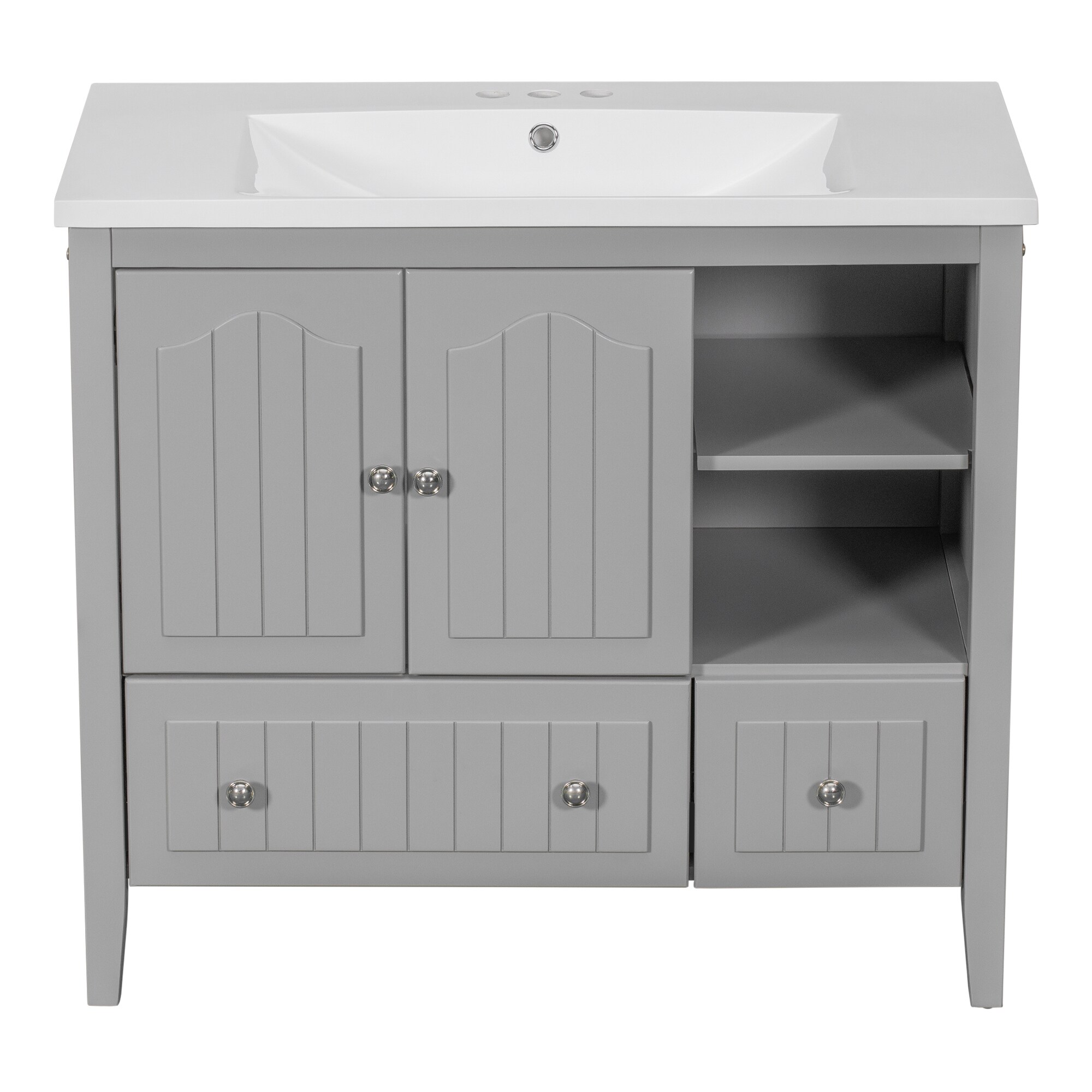 WELLFOR AY725-36GR Bath-Vanity-Combo - View #8