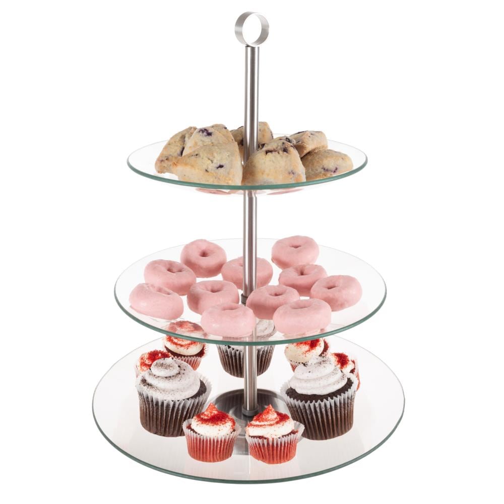 3-Tier Cookies Stand Wedding Birthday Party Dessert Cake Holder Dining Display 