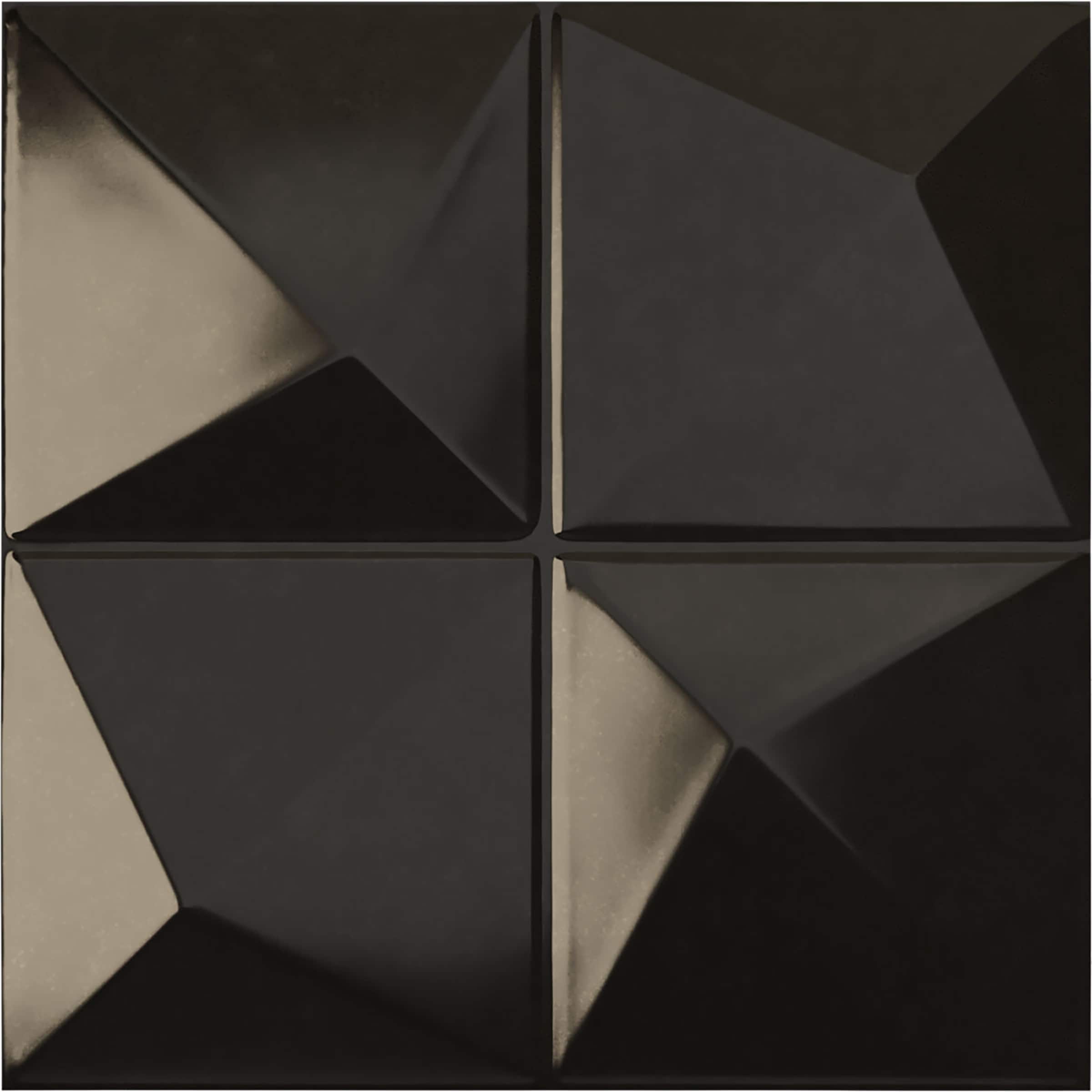 Ekena Millwork WP20X20ELECA-CASE-12 19-5/8-in x 19-5/8-in Embossed Paintable/Stainable Black PVC Wall Panel ( 12 -Pack, Covers 32.04 )