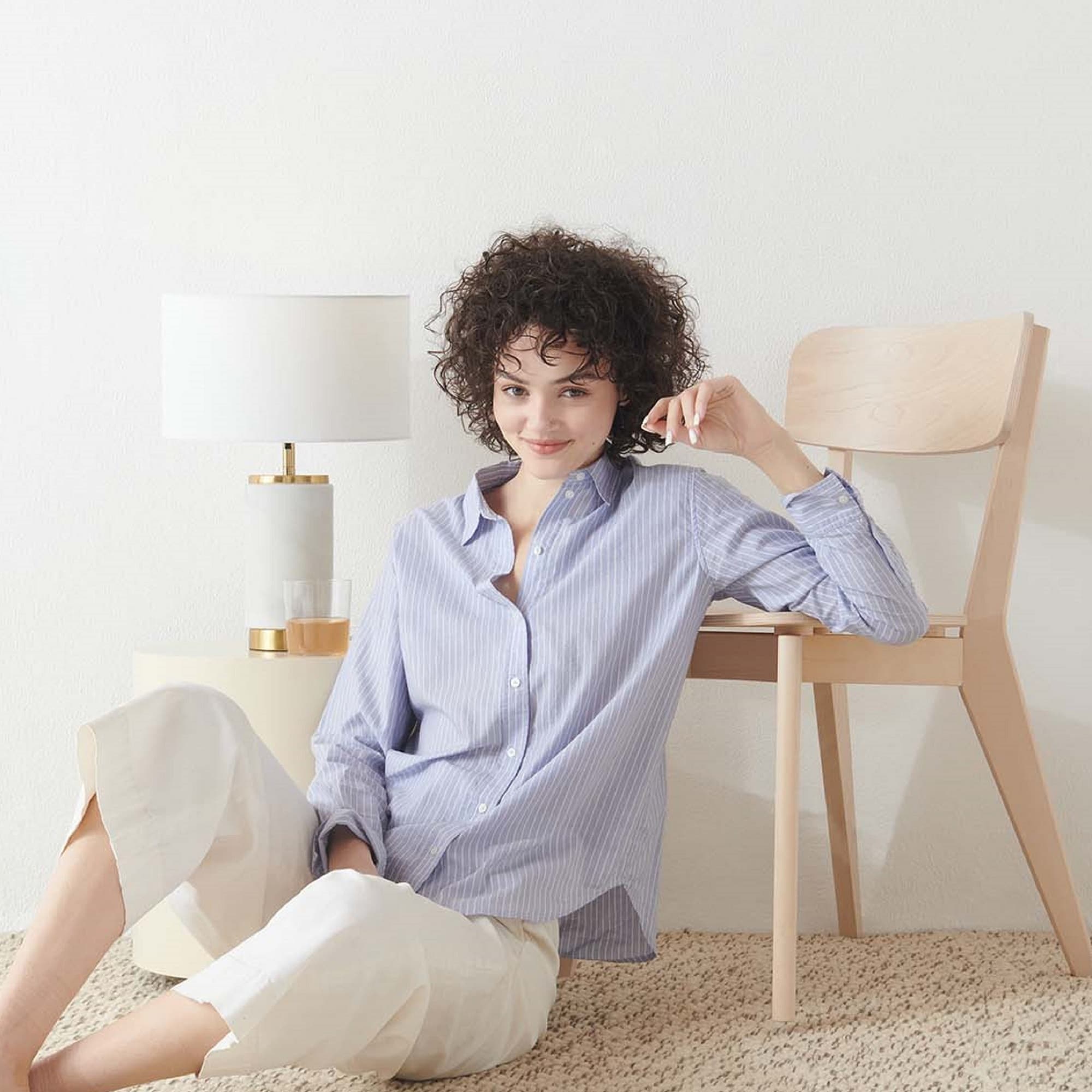 White Marble LED Table Lamp with USB Port and Brass Accents