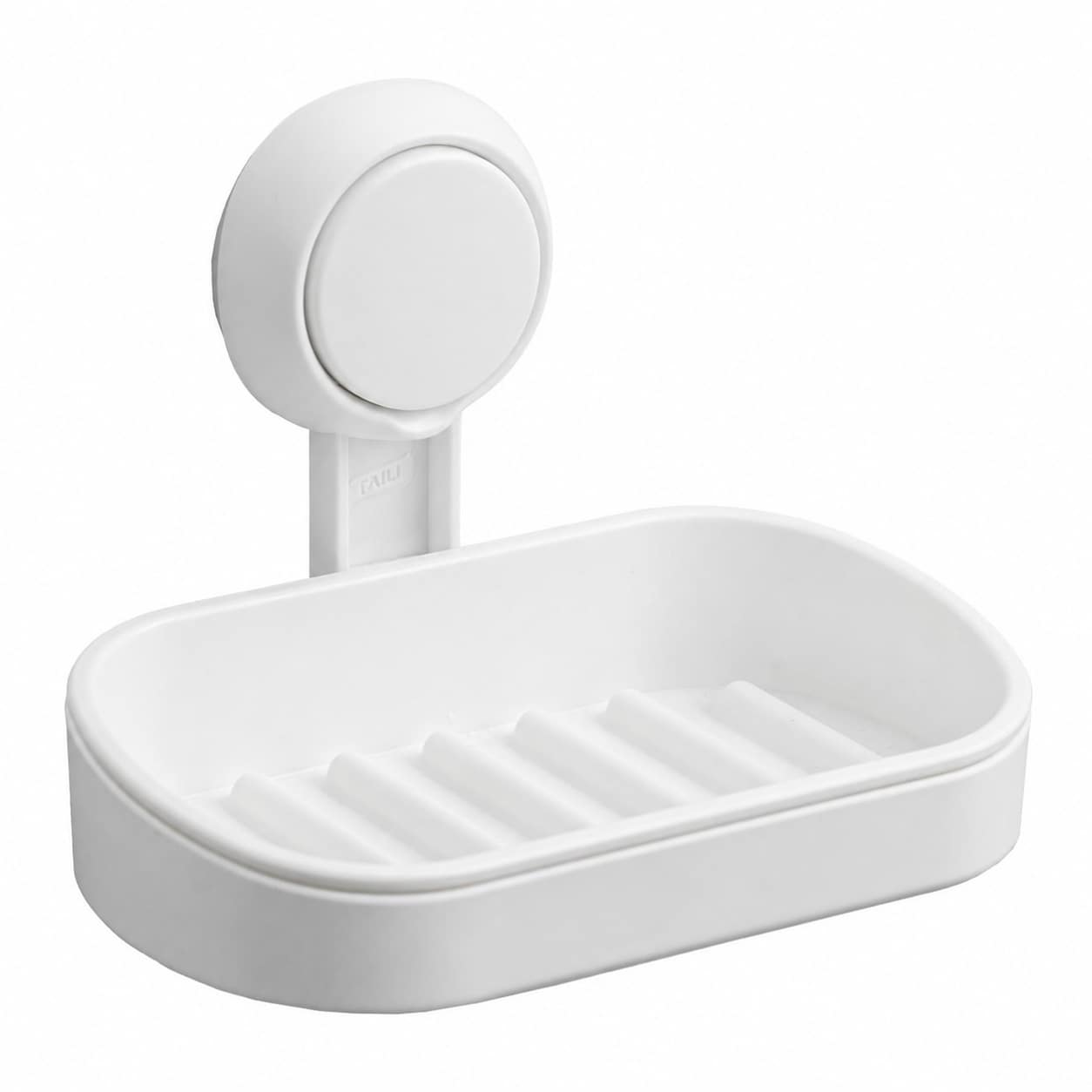 Aoibox  Soap Holder for Shower Wall Suction Cup Removable Double Dish Design No Drill Bathroom Accessory Strong Hold for Smooth Tile or Glass