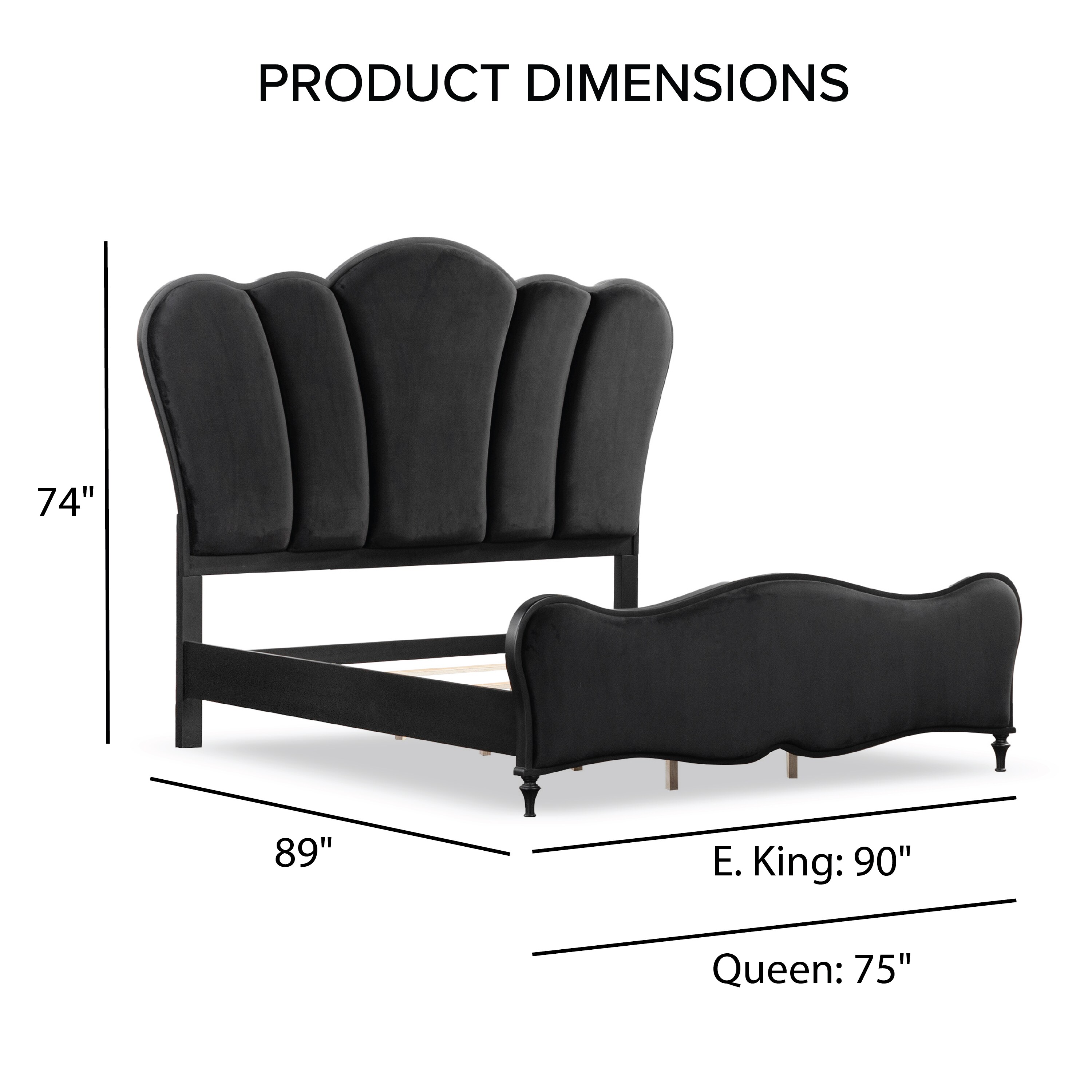 Furniture of America IDF7416BK-Q-NDM Bedroom-Sets - View #3