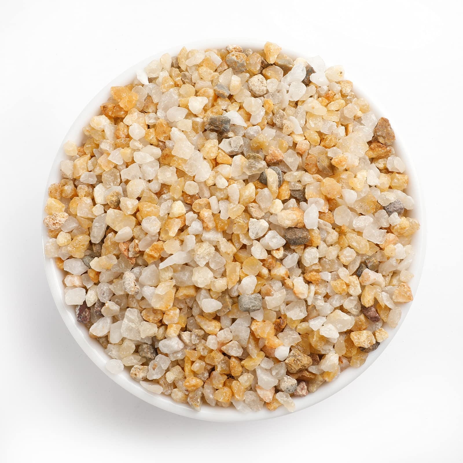 Etokfoks  Golden Sand Stones 2 4lb Coarse for Succulents Moisture Drainage Eco Friendly Non Toxic 1 Pack