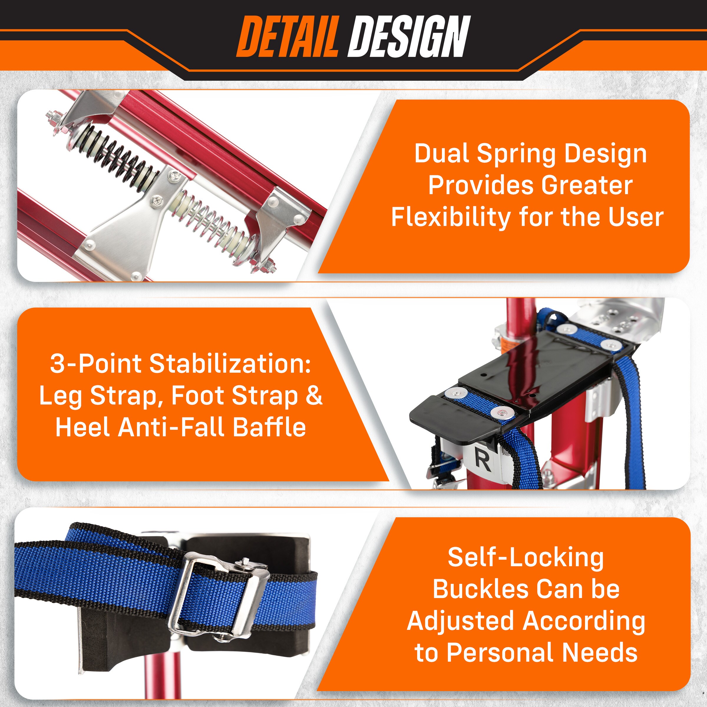 Stalwart 83-DT5074 Drywall-Stilts - View #5