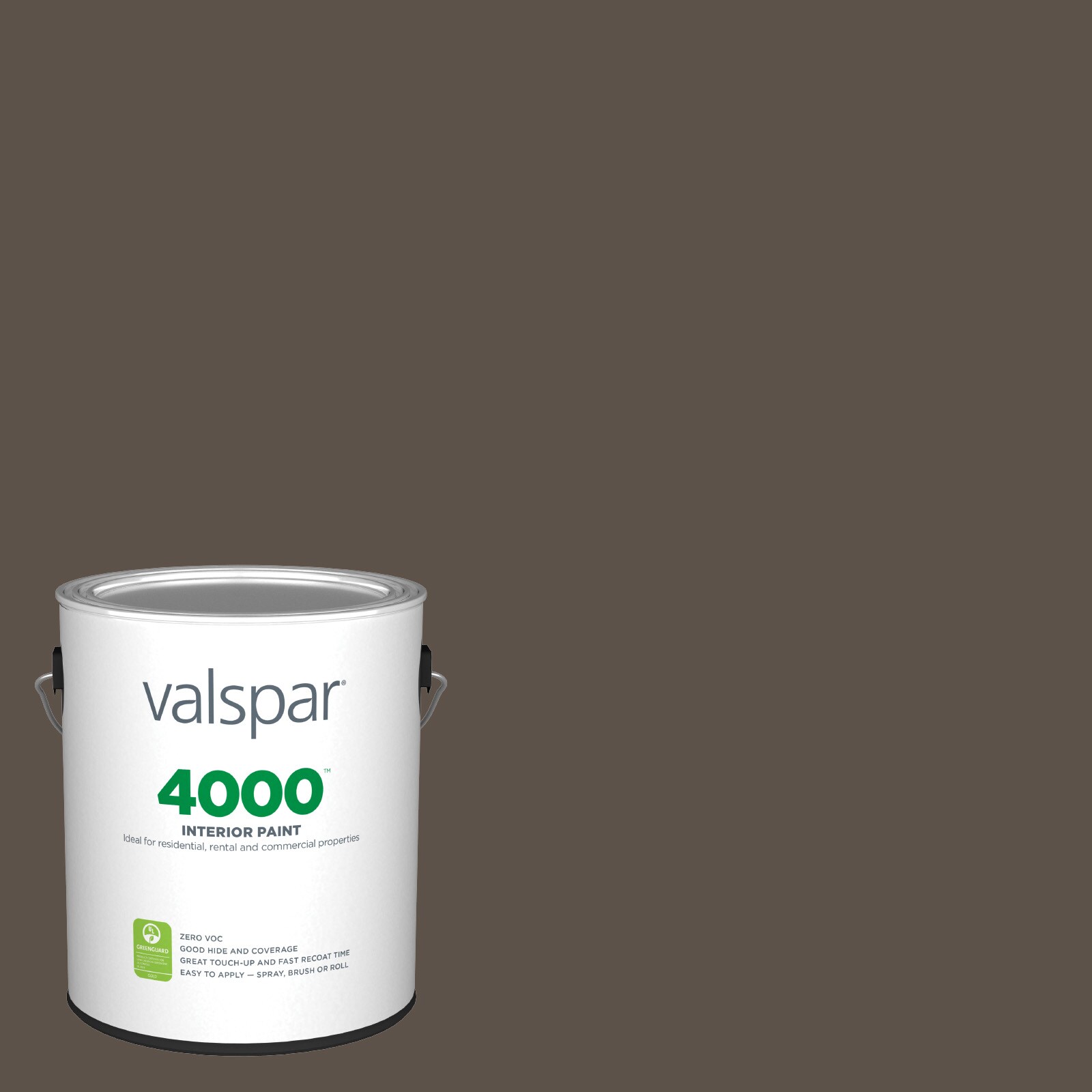 Valspar 3010-10-407290 4000 Semi-gloss Swiss Chocolate 3010-10 Latex Interior Paint ( 1-gallon )