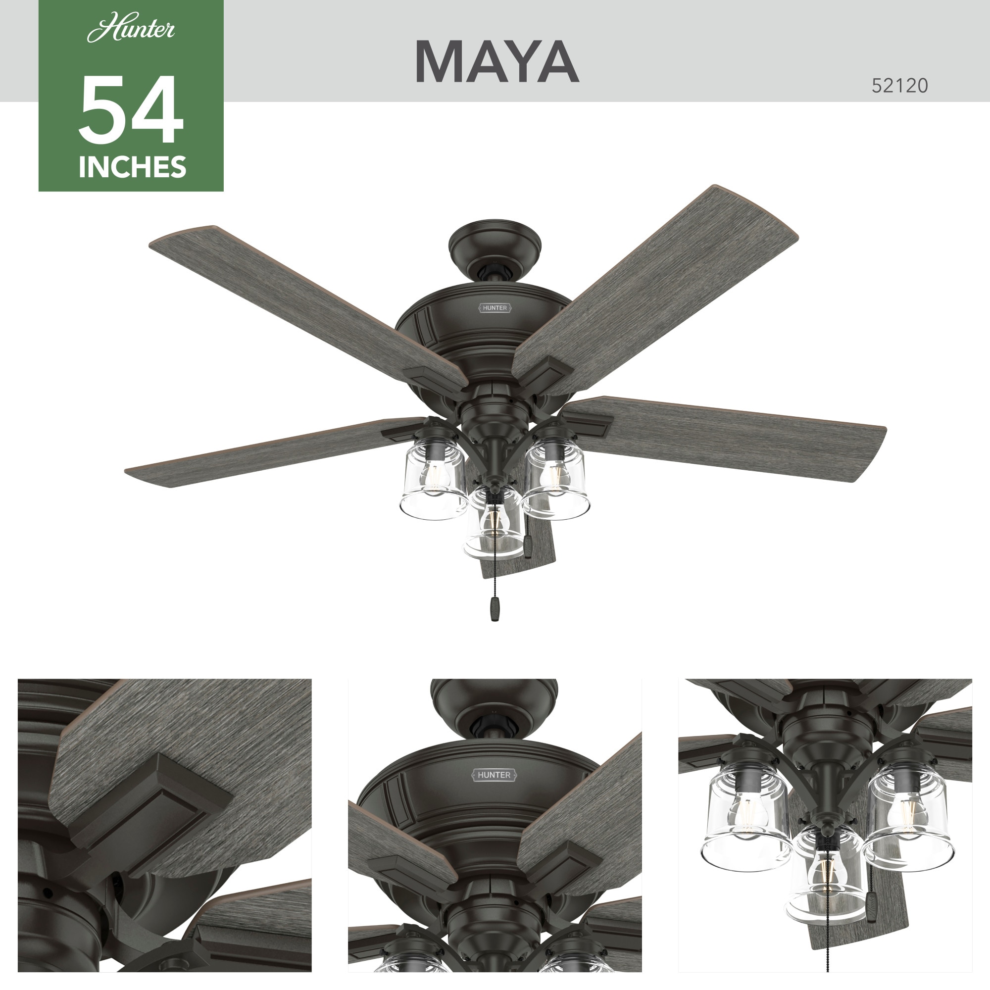 Hunter 52120 Ceiling-Fans - View #7