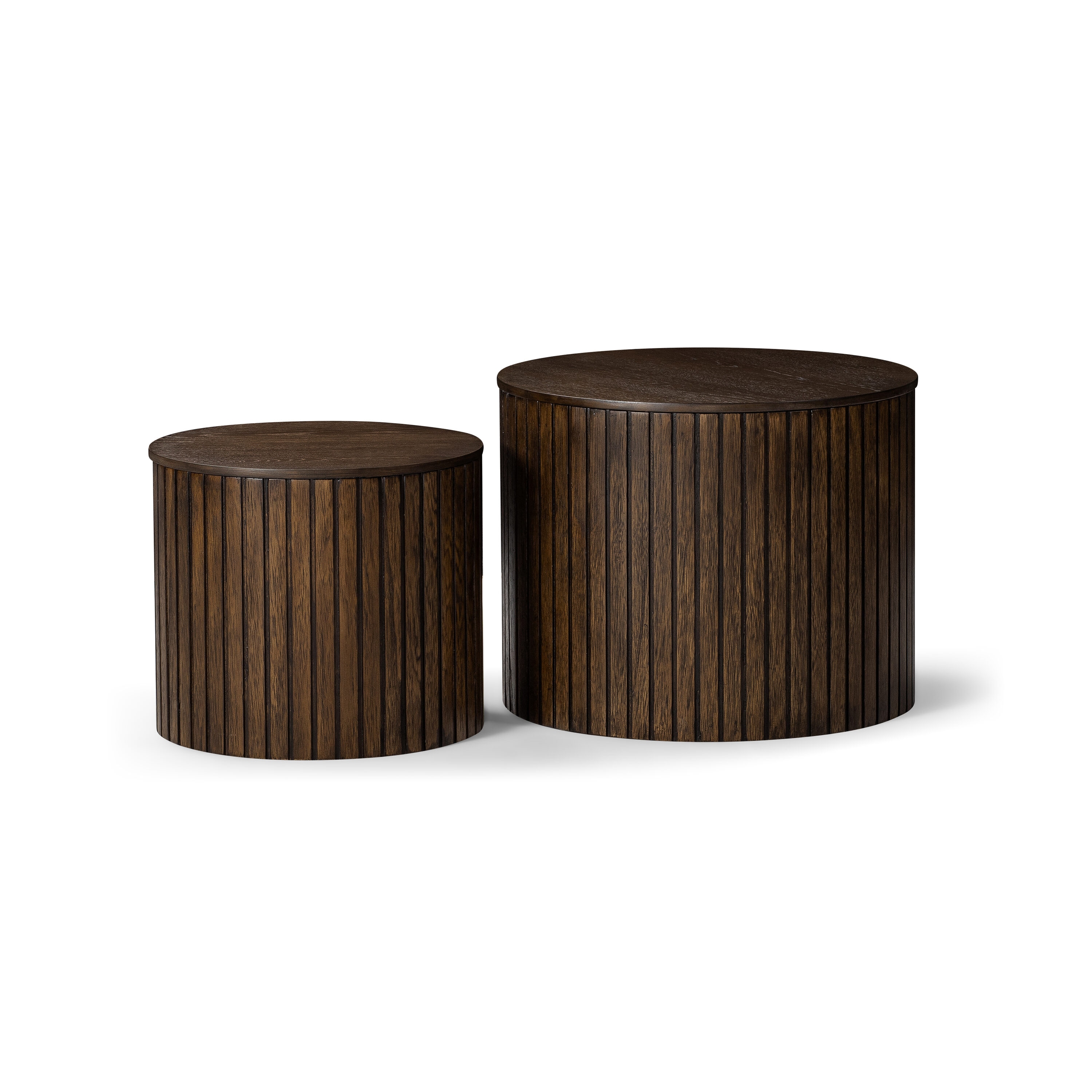 Maven Lane ML360701-WCT-BR Austin Nesting Tables in Aged Brown