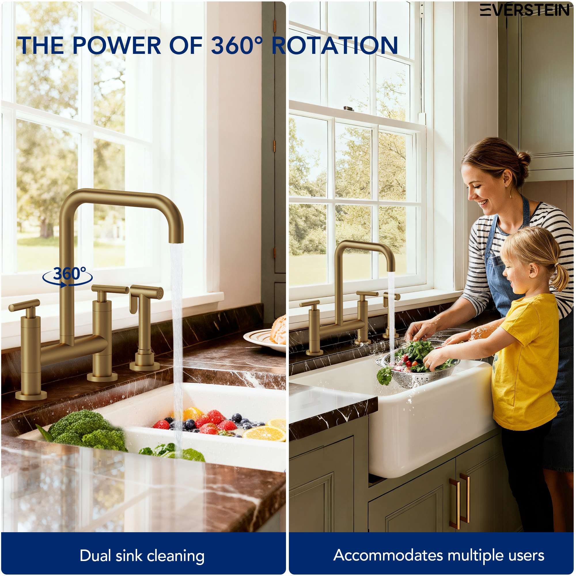 EVERSTEIN SFS-1175-GD Kitchen-Faucets - View #6