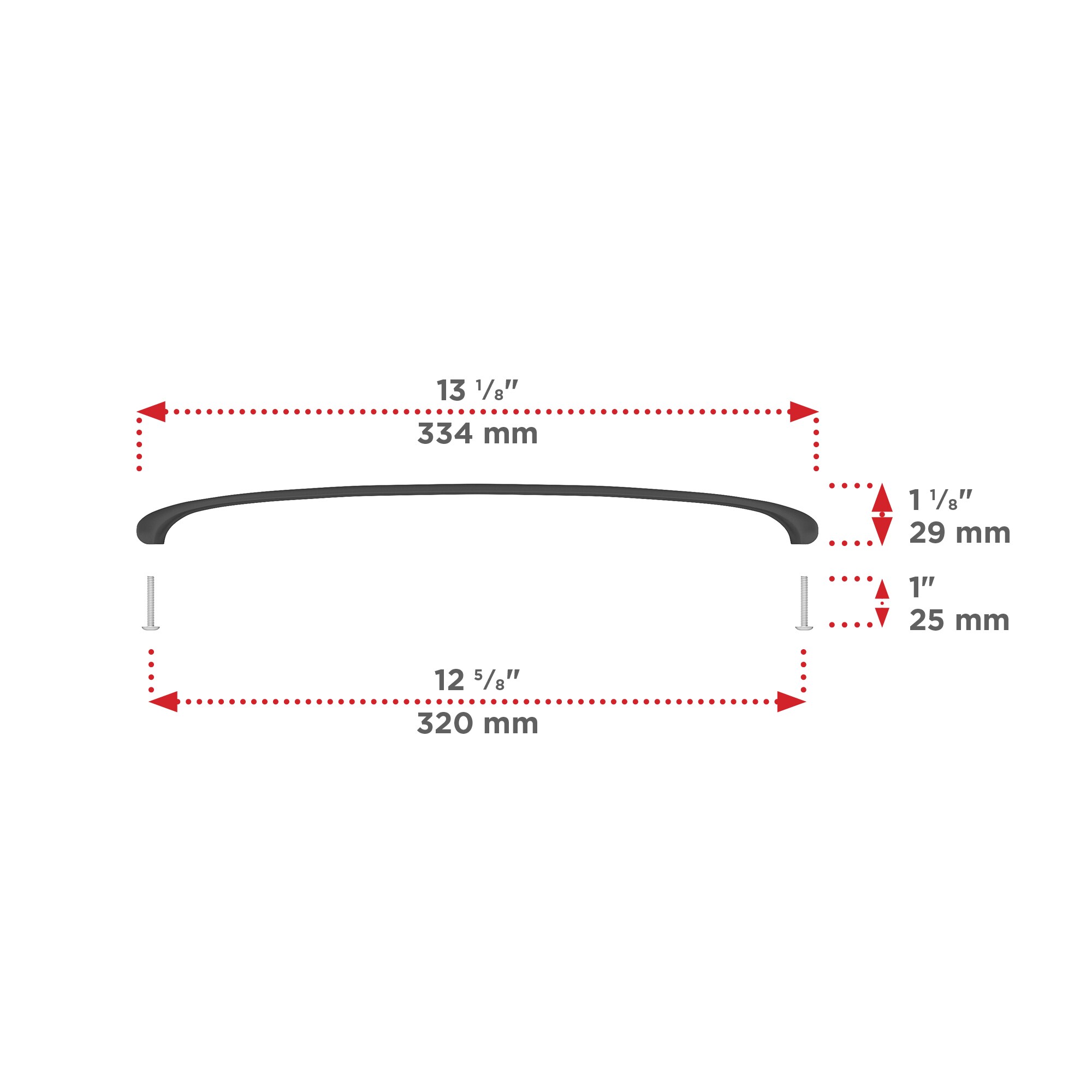 Richelieu BP82871320900 Cabinet-Pulls - View #4