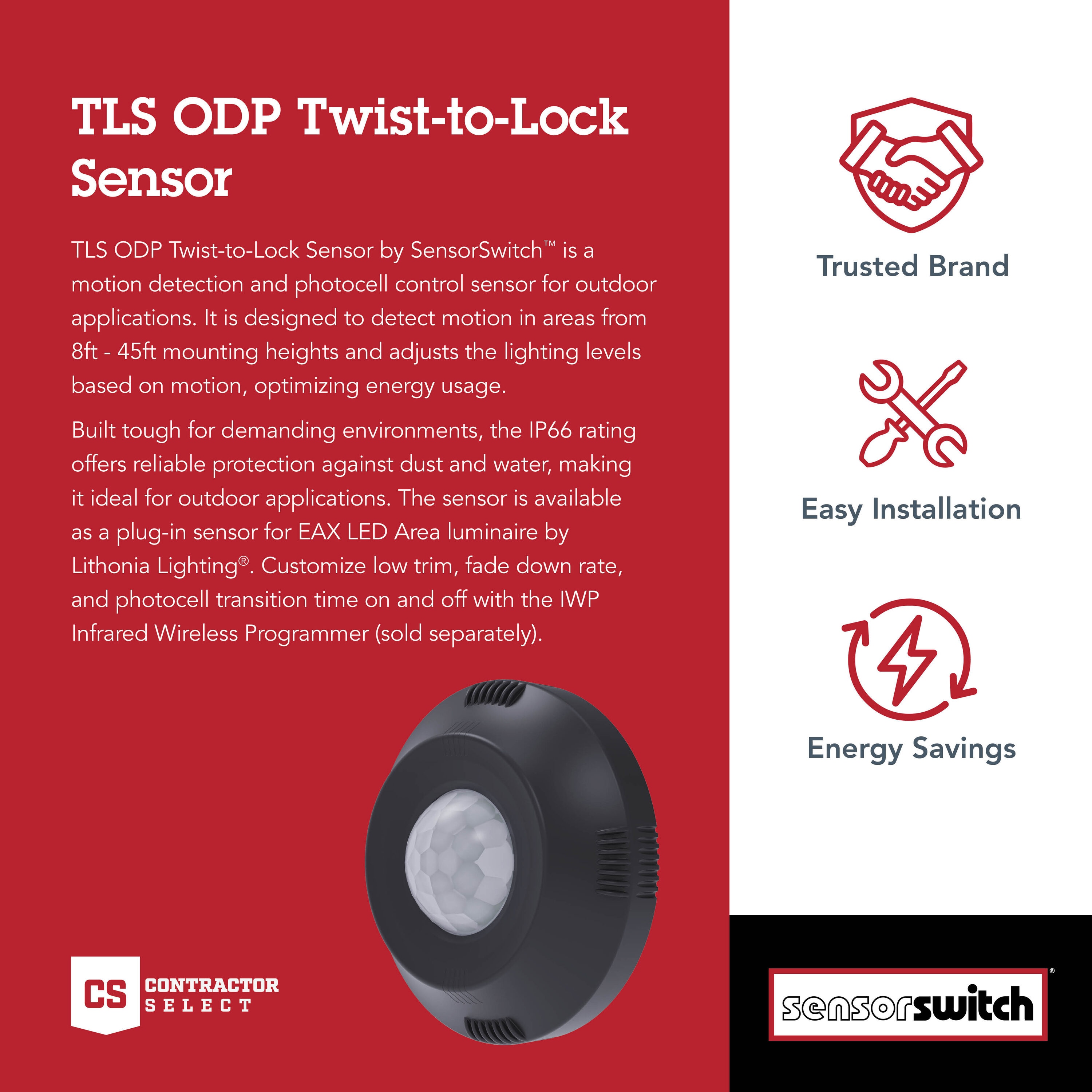 Sensor Switch TLSODPBK Light-Sensors - View #2