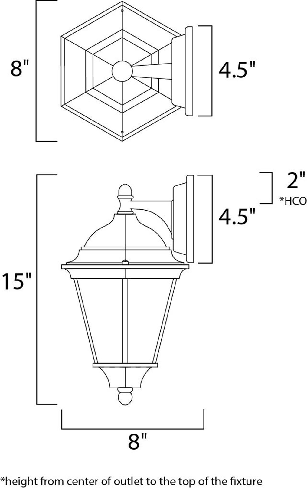 Maxim Lighting 65100RP Outdoor-Wall-Lighting - View #2