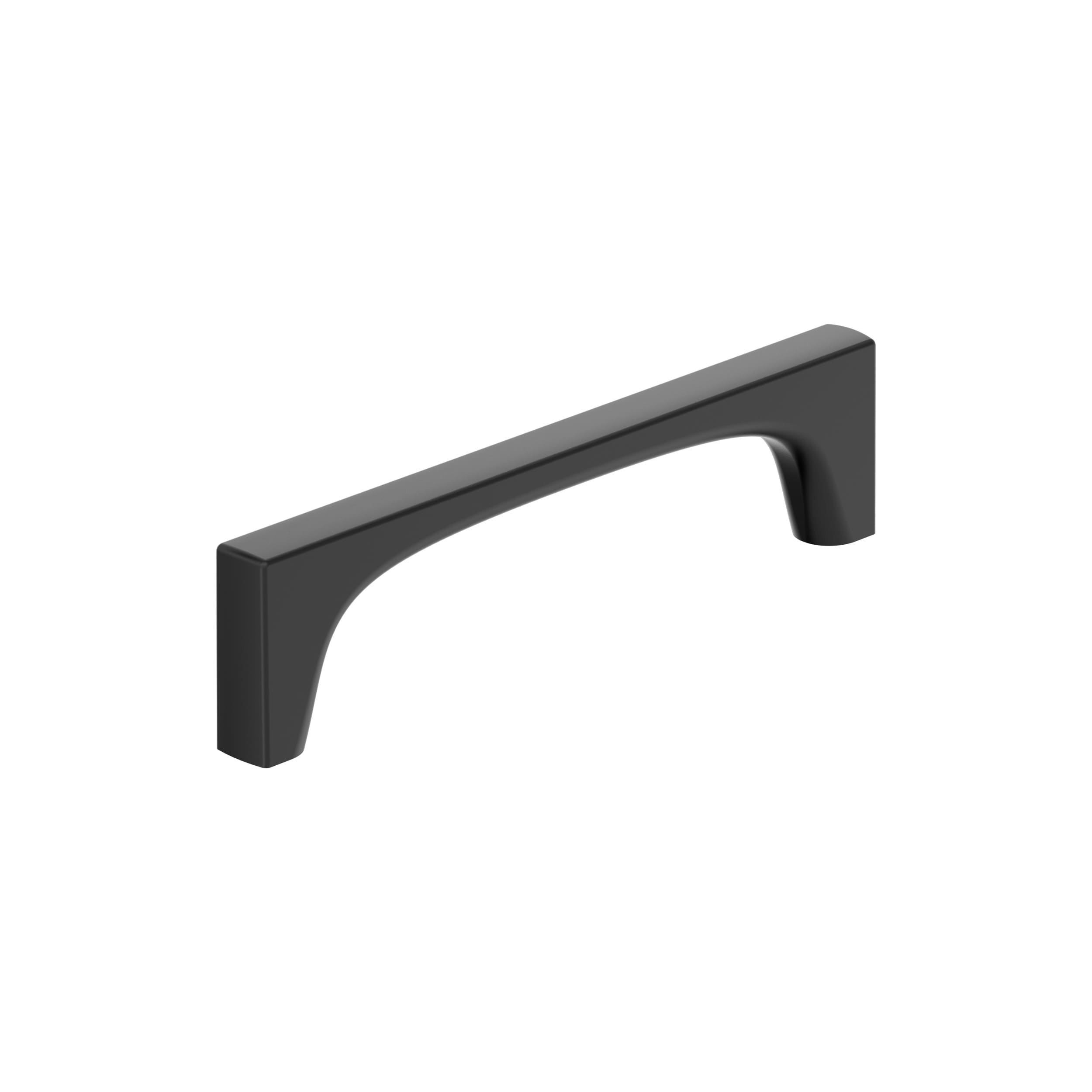 Amerock BP37424MB Merced 5-1/16-in , 128mm Center to Center Matte Black Rectangular Bar