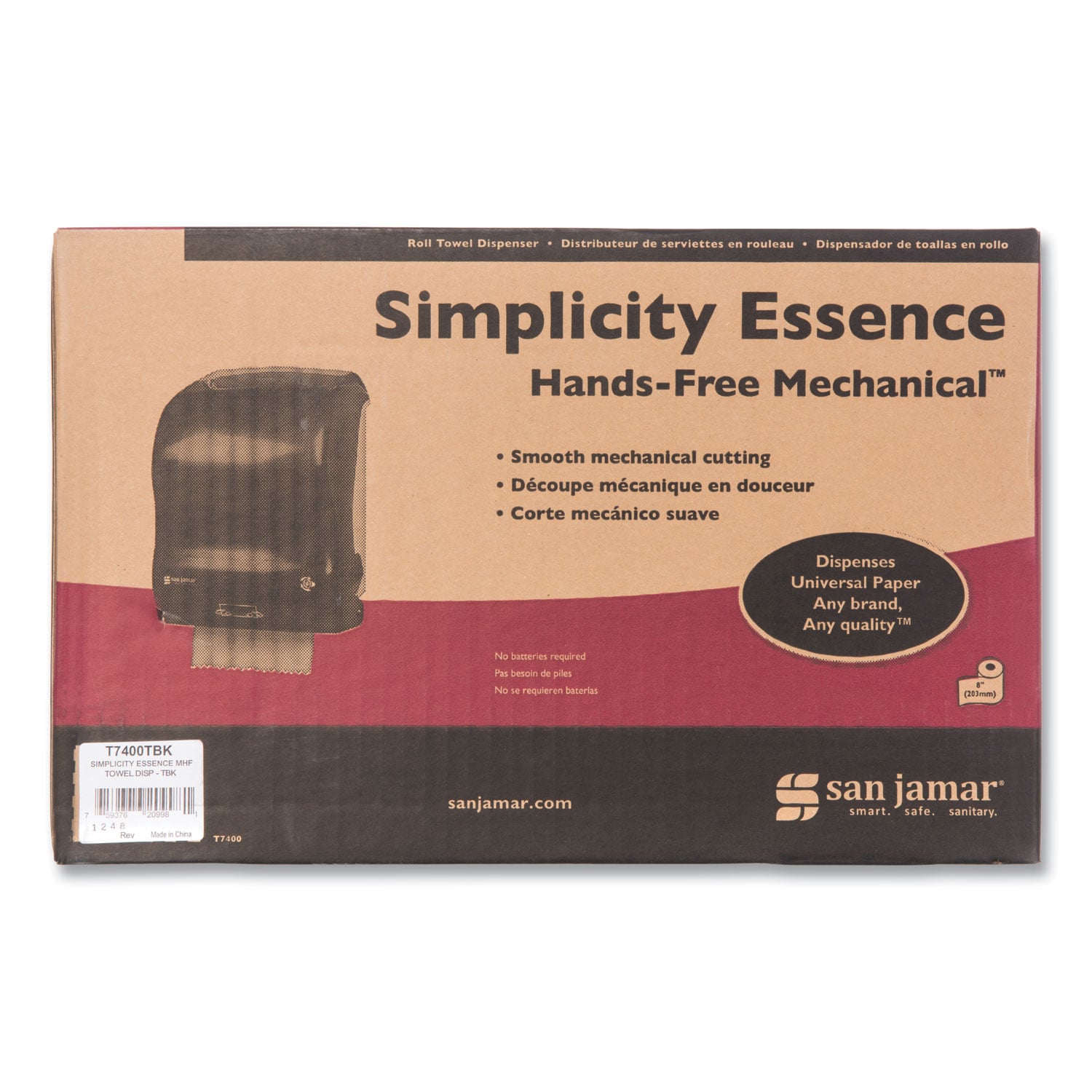 San Jamar SJMT7400TBK Comm-Paper-Towel-Dispen - View #7