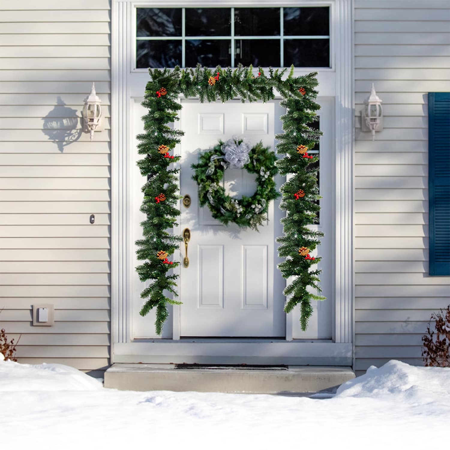 Forclover HYFE-22798 Artificial-Christmas-Wreaths - View #9