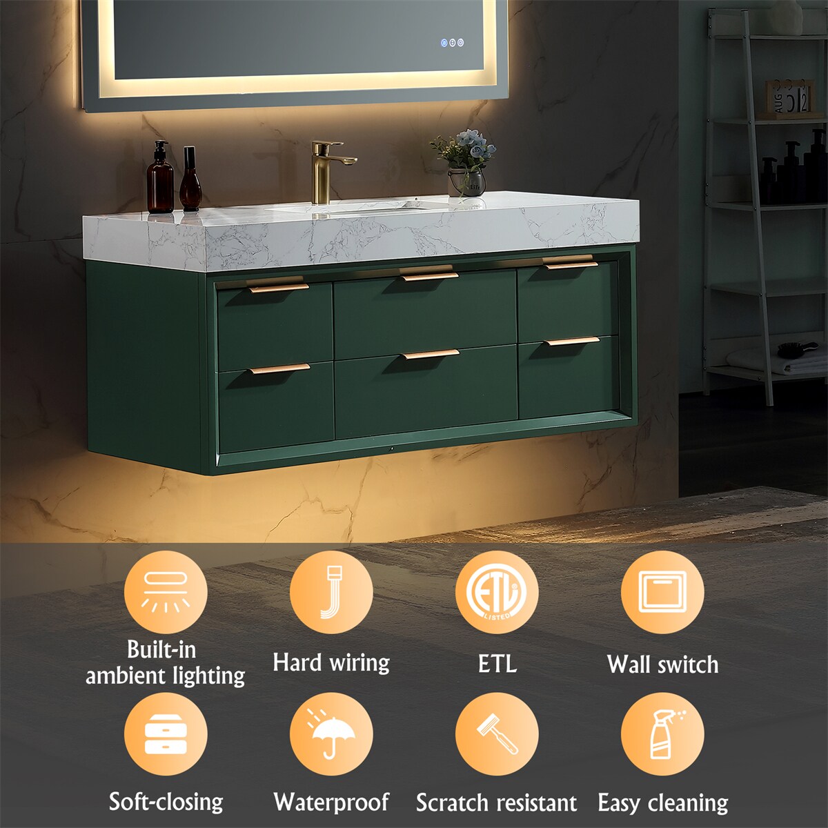 Iseryn AAB48V9GN4 Bath-Vanity-Combo - View #2