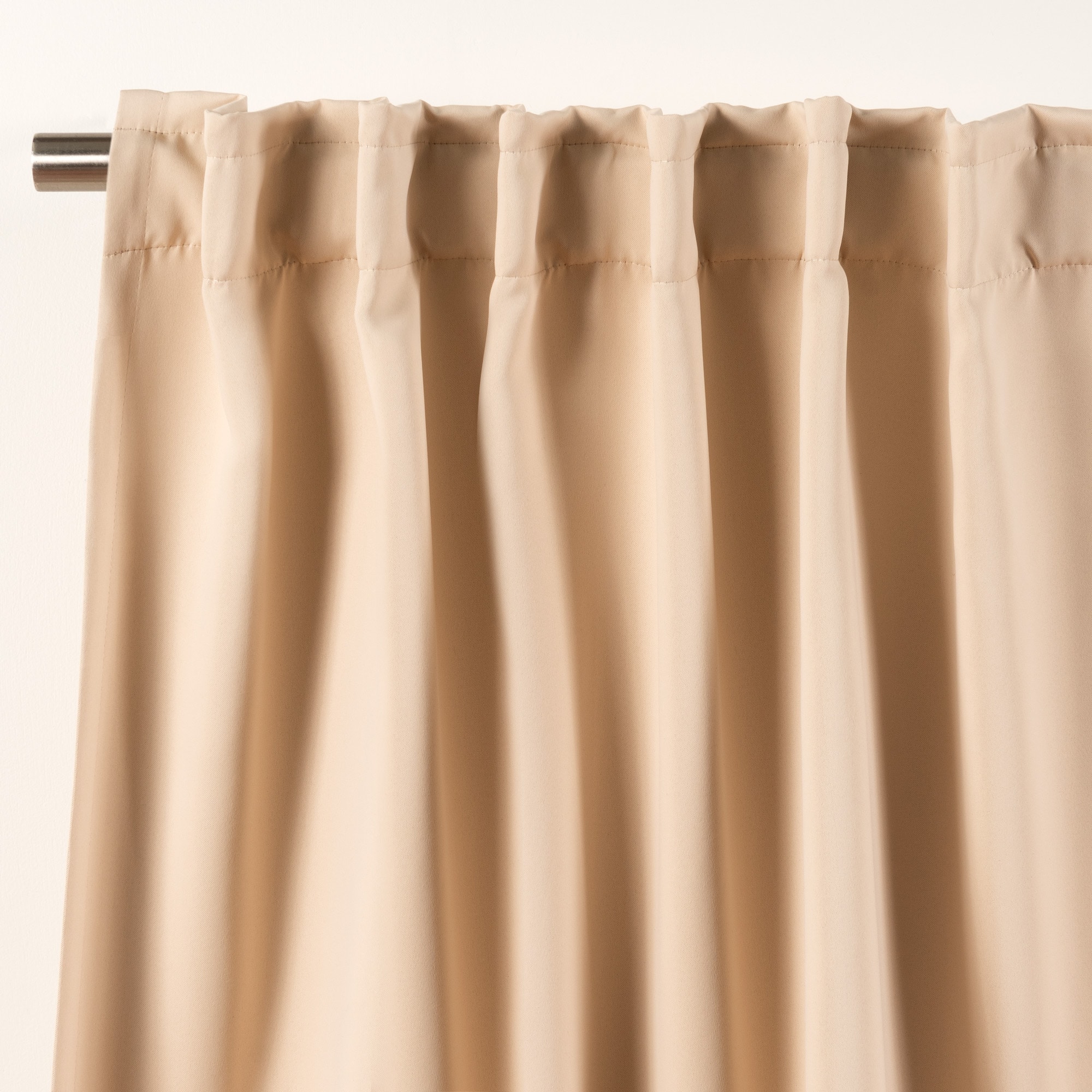 Best Home Fashion SOLID-54-BEIGE curtains - View #2