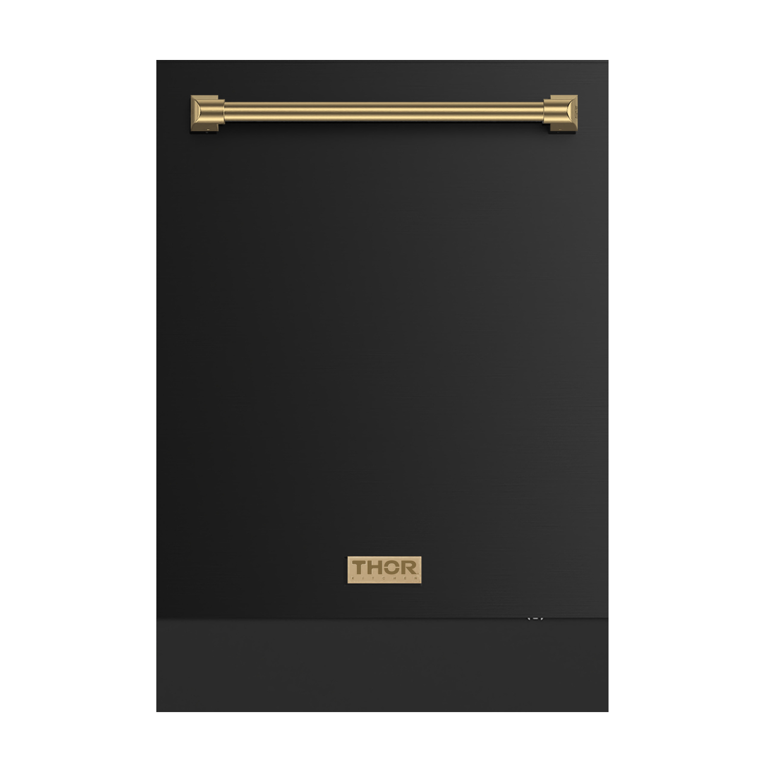 Thor Kitchen DW24X8BA00-BRZ Gordon Ramsay 24-in Top Control Built-in Dishwasher With Third Rack ( Black with bronze accents ) ENERGY STAR, 49-Decibel Very Quiet Sound Level