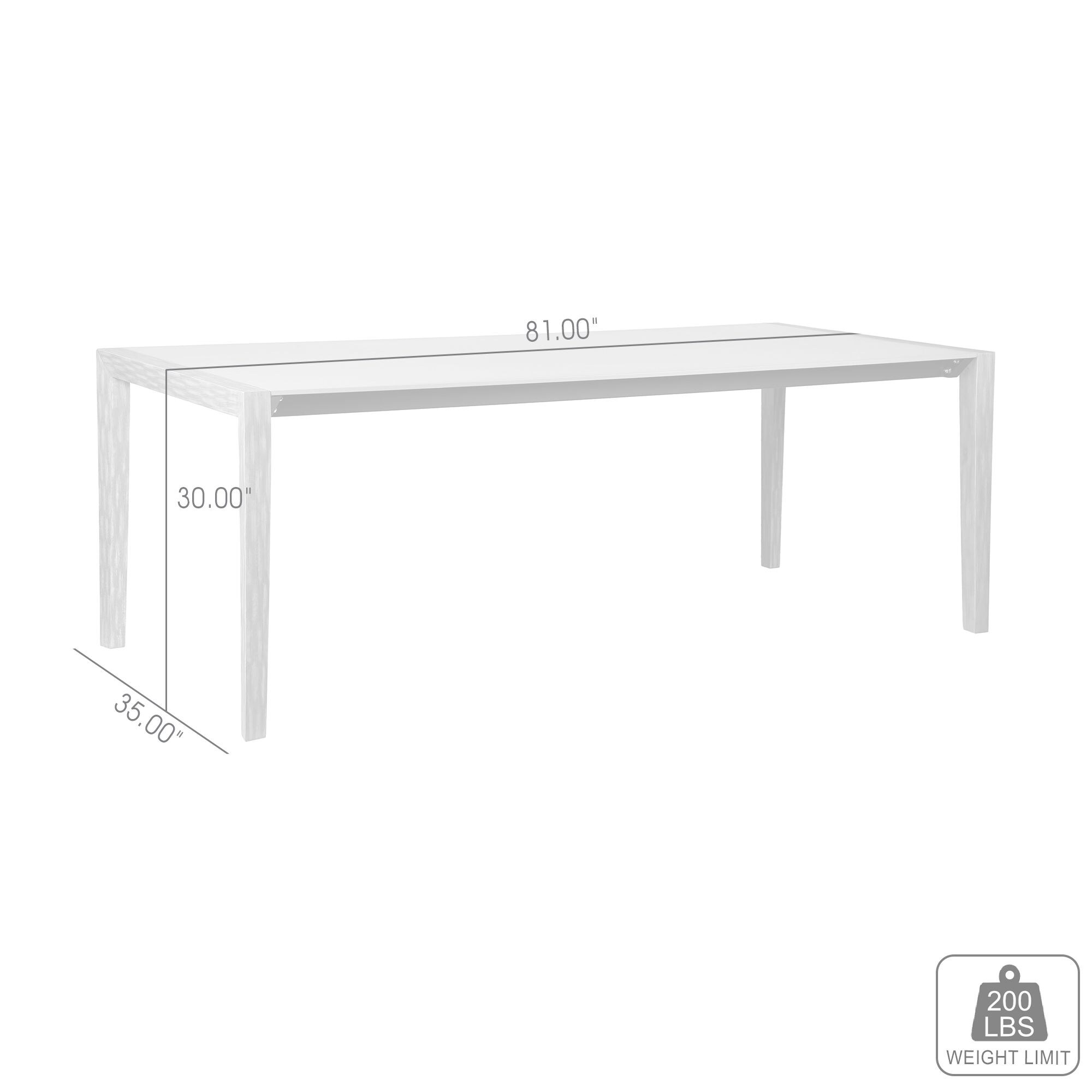 Armen Living LCFLDIWDDK Dining-Tables - View #7