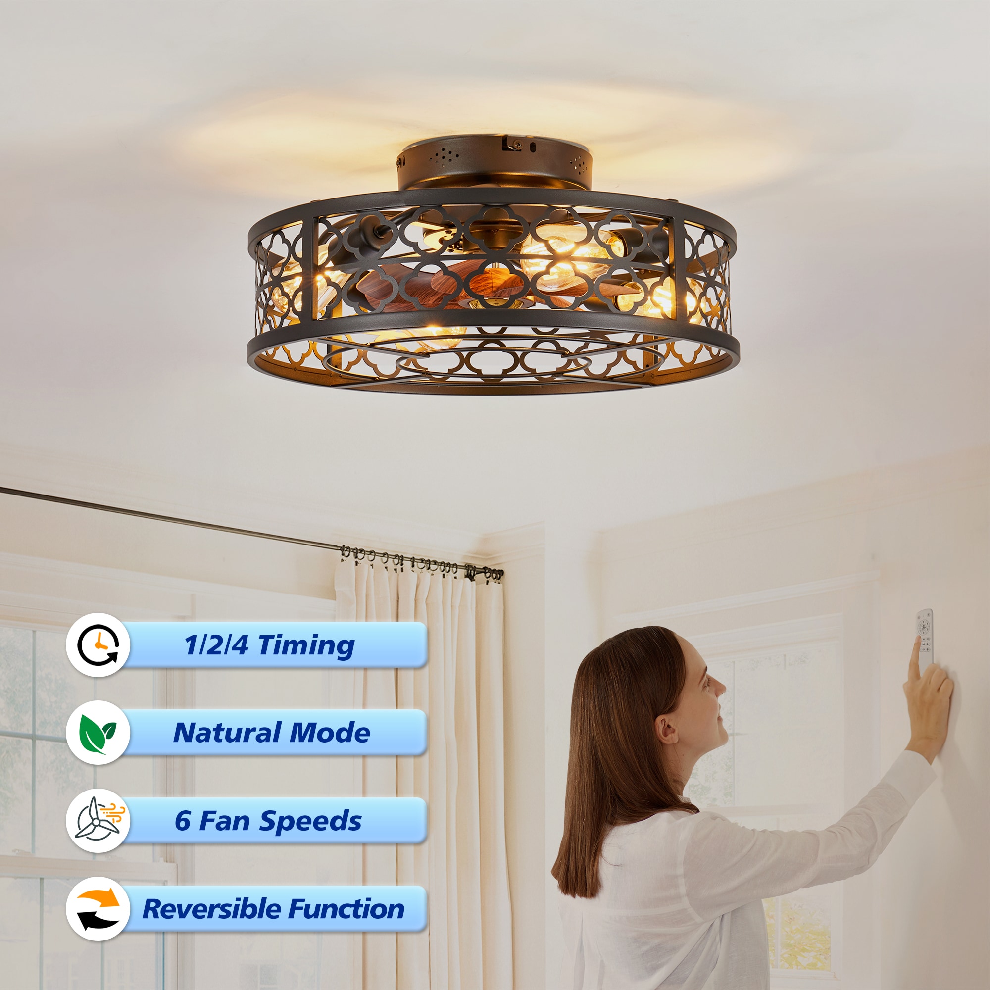 SINOFURN SYF070012BK Ceiling-Fans - View #5