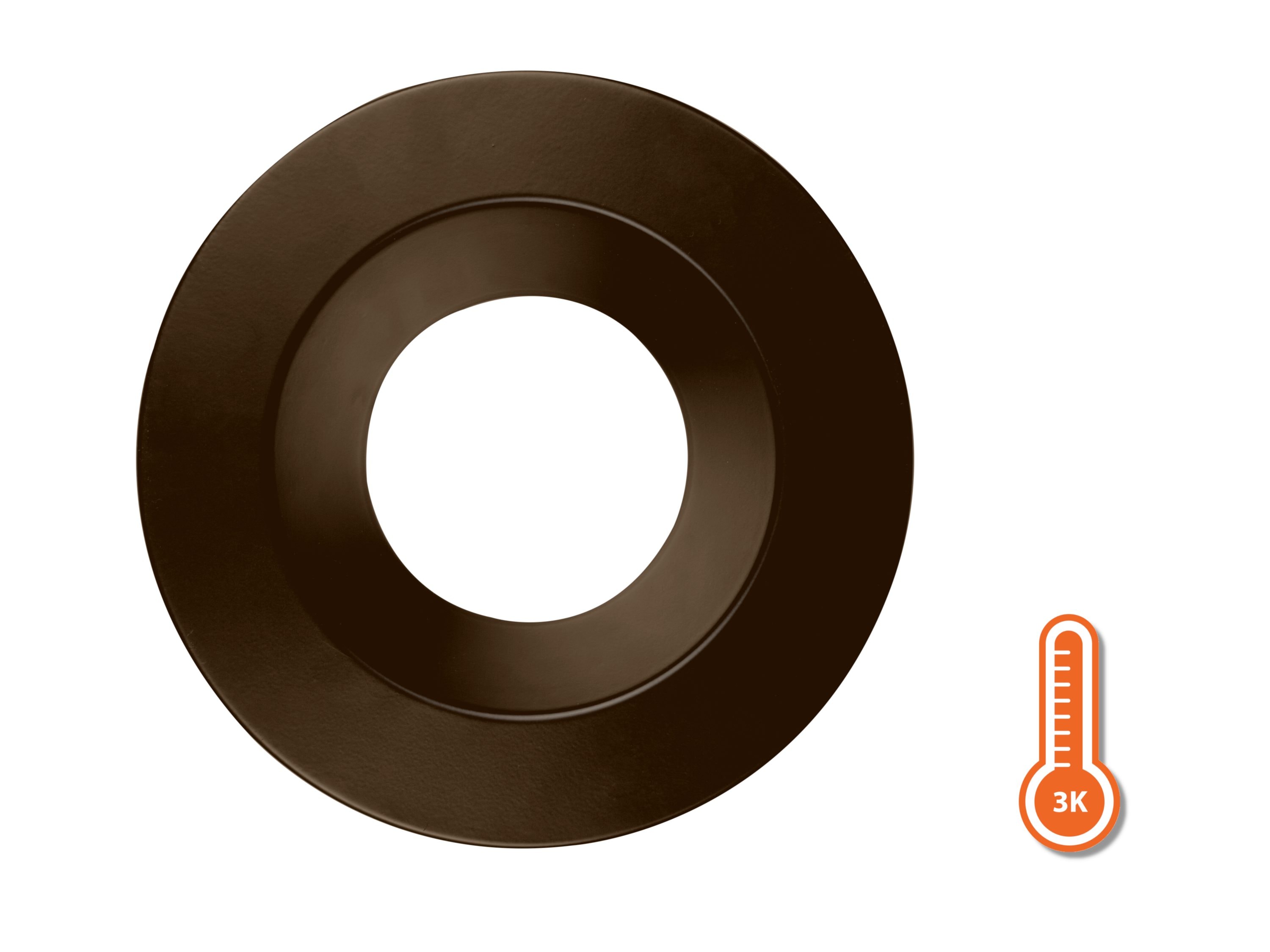 Modern 7.4" Oil-Rubbed Bronze Dimmable LED Recessed Downlight