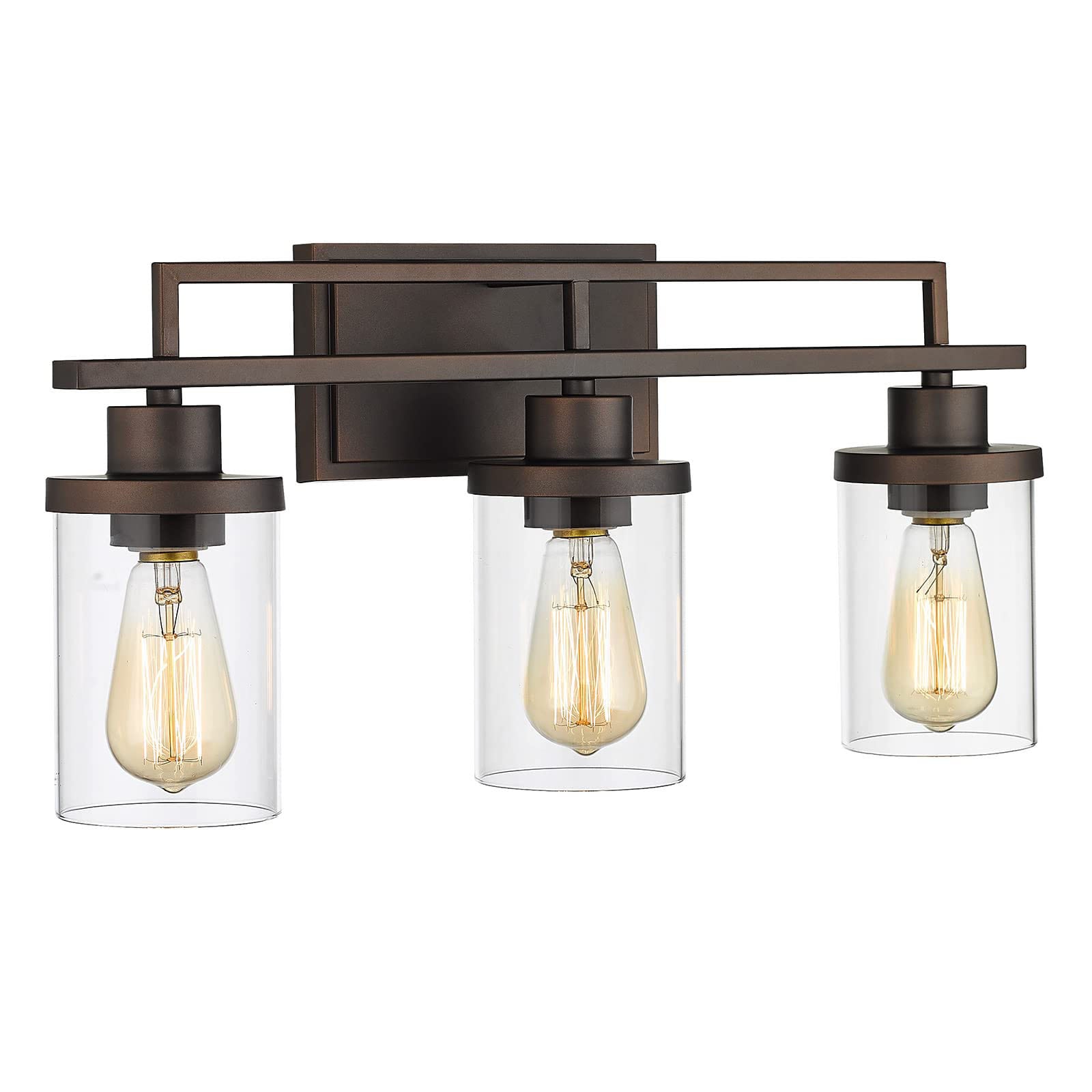 LTMATE LSYCE238B-3W ORB JAZAVA 20.8-in 3 -Light Oil-rubbed Bronze Modern/contemporary Vanity light