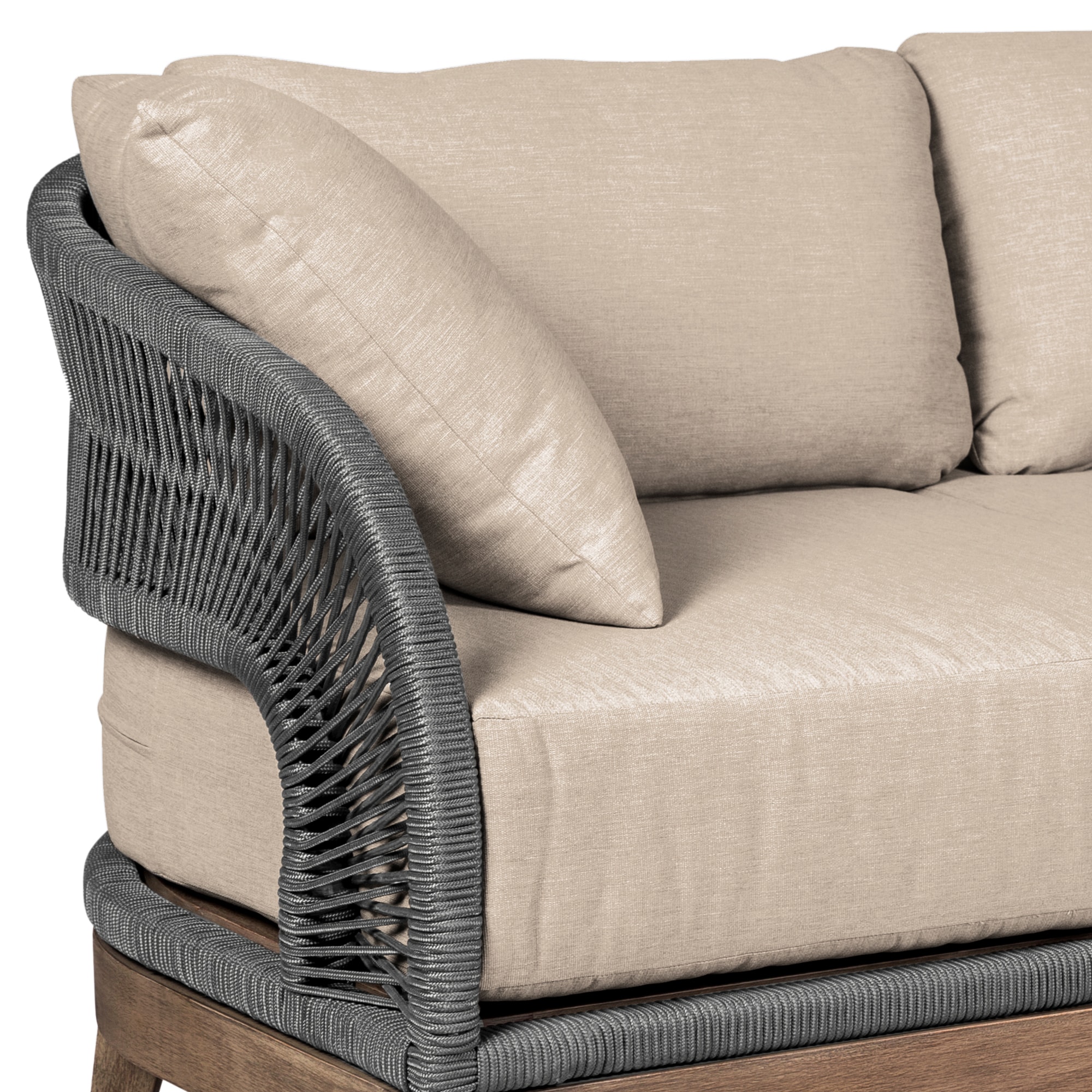 Armen Living LCORSOEUCTP Patio-Sofas-Daybeds - View #3