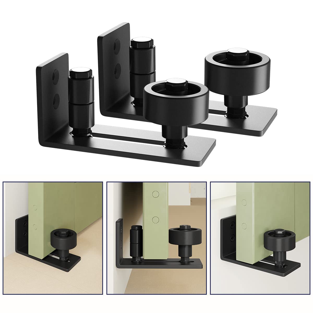 Afoxsos LAF0804F244 Barn-Door-Roller-Kits - View #4