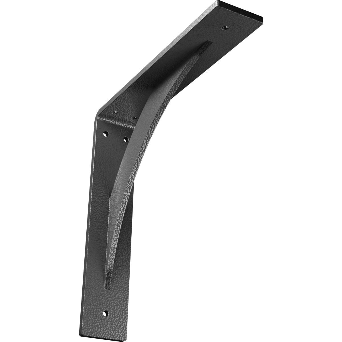 Ekena Millwork BKTM02X10X10LEHSV Legacy 10-in x 2-in x 10-in Gray Steel Countertop support bracket