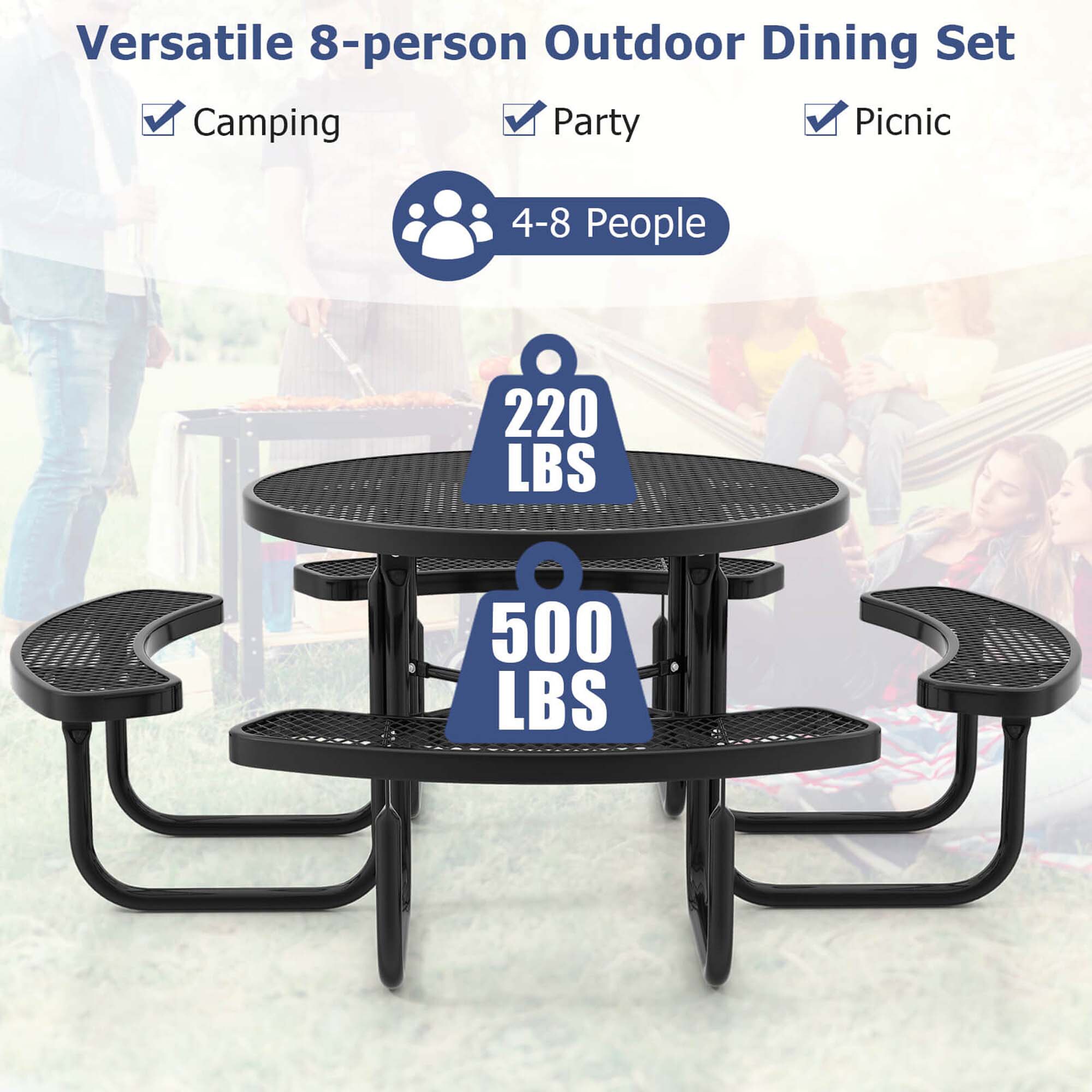 Costway HCST02249 Patio-Tables - View #4