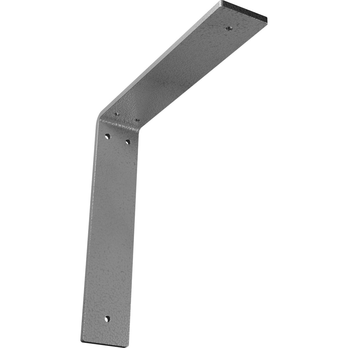 Ekena Millwork BKTM02X10X10HAHGY Hamilton 10-in x 2-in x 10-in Gray Steel Countertop support bracket