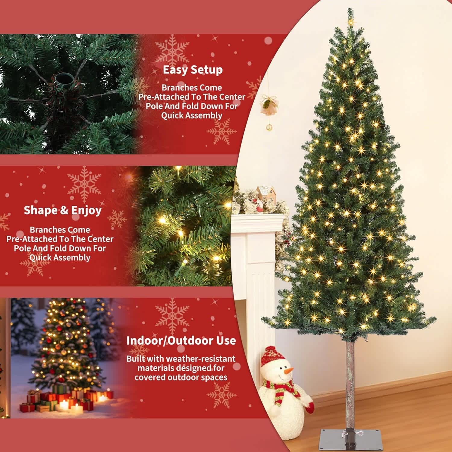 Qeetex LSACT-QH-35HRKXJJ Artificial-Christmas-Trees - View #5