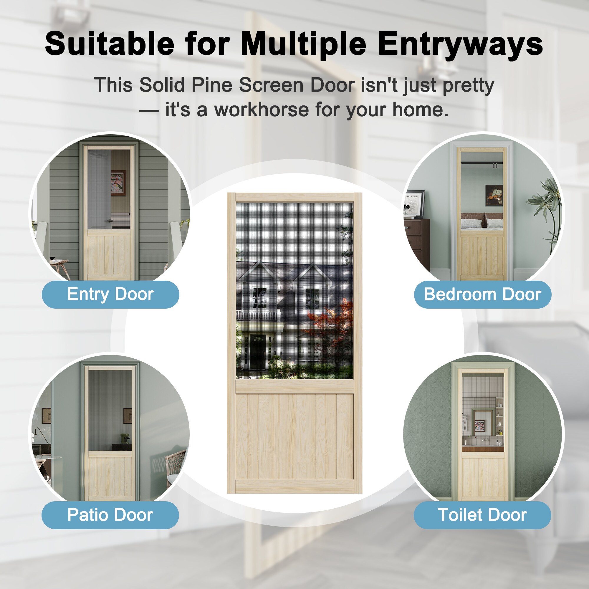 JUJUBON EX-SDPN-R-XB-SC-36 Screen-Doors - View #5