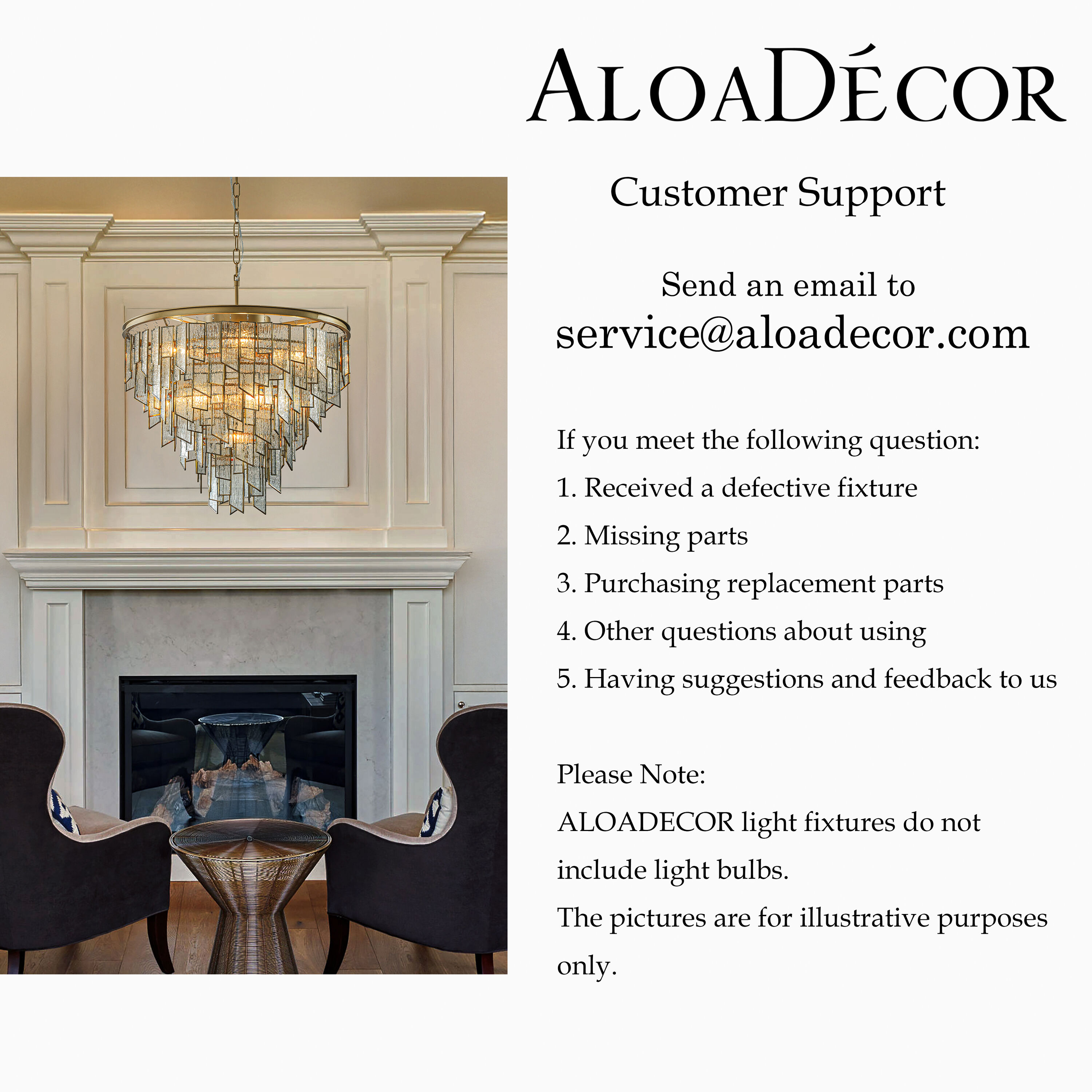 AloaDecor Lighting L7089D60MAB09A b090015 - View #7