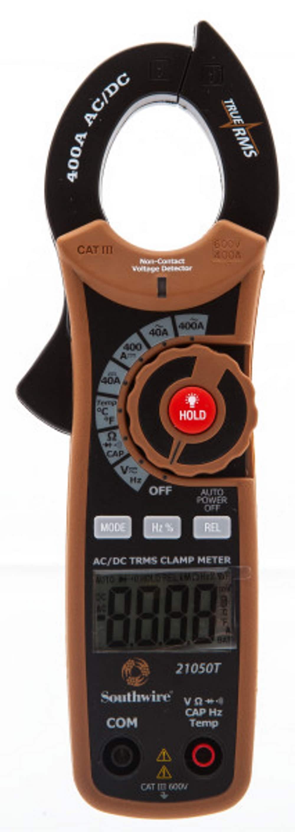 Southwire Non-contact Digital Clamp Meter Multimeter 400 Amp 600