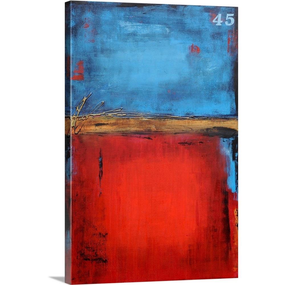 GreatBigCanvas 16-in H x 24-in W Abstract Print on Canvas | 2490316-24-24X16