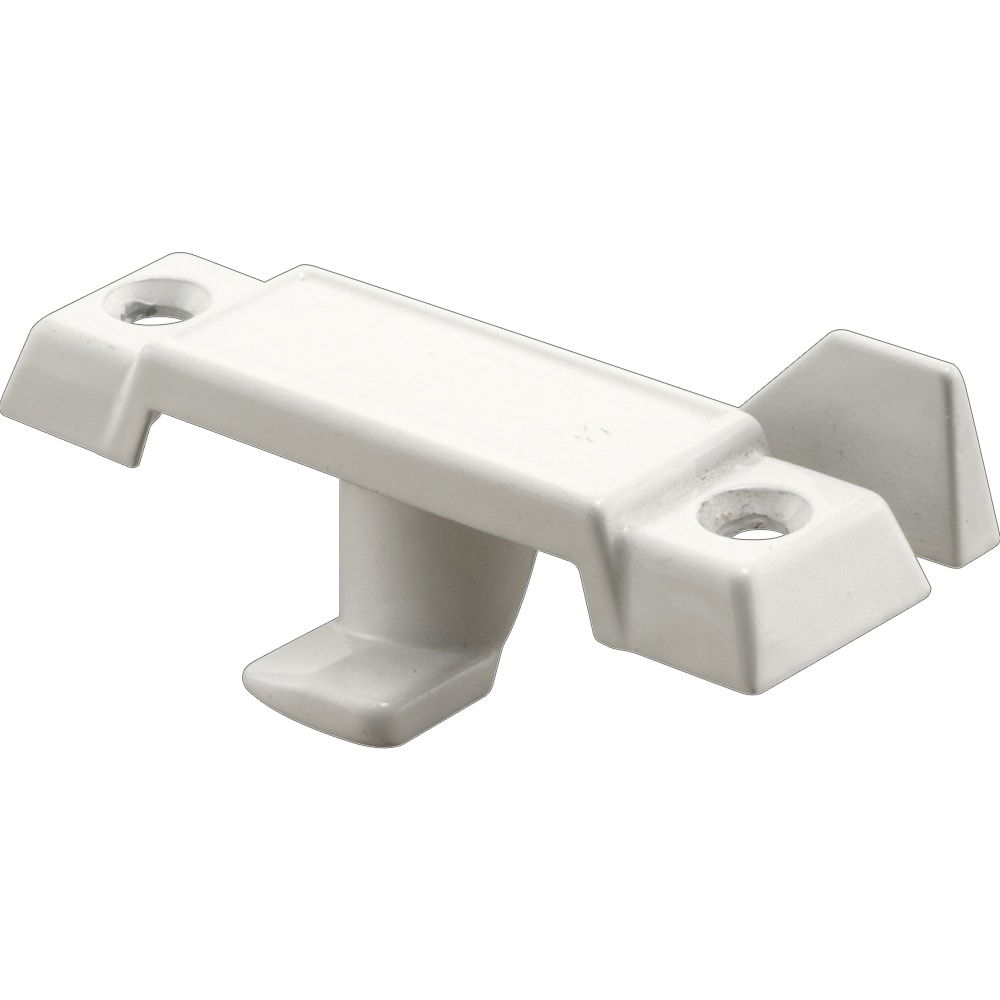 Prime-Line 2-1/4-in 2-5/16-in White Die-cast Sliding Window Sash Lock #F 2756